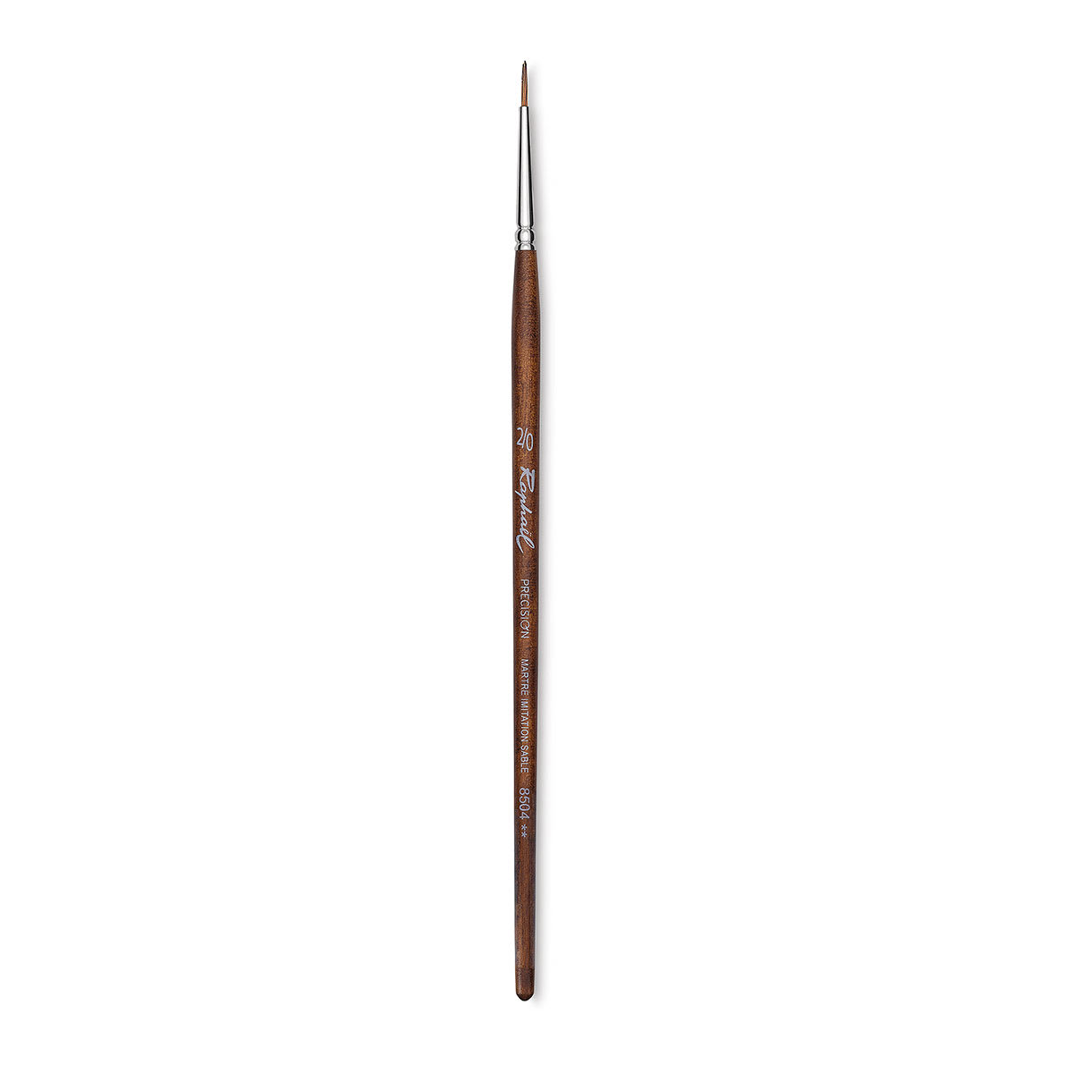 Raphaël Precision Brush - Round, Size 2/0, Short Handle
