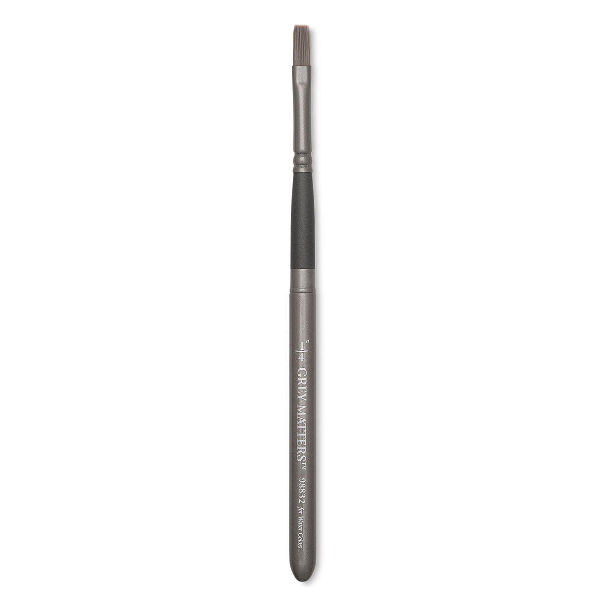 Richeson Grey Matters Pocket Brushes - Single Flat brush open and upright