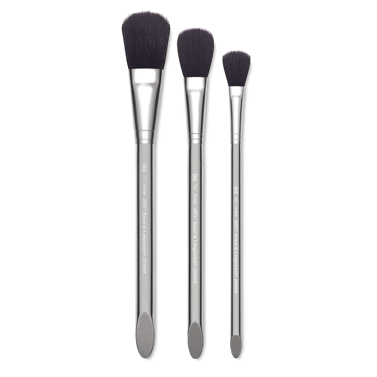 Royal & Langnickel Zen Natural Goat Hair Brushes - Black Goat (full length) Royal & Langnickel Zen Natural Goat Hair Brushes - Black Goat (full length)