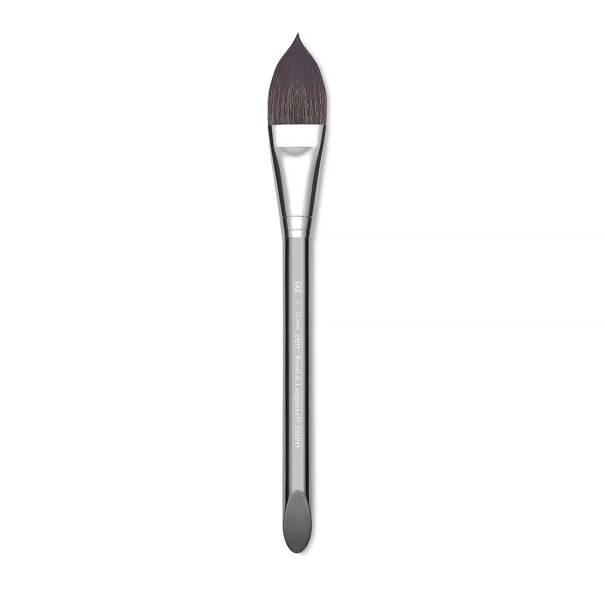 Royal & Langnickel Zen Synthetic Watercolor Brush - Pointed Oval, 1"