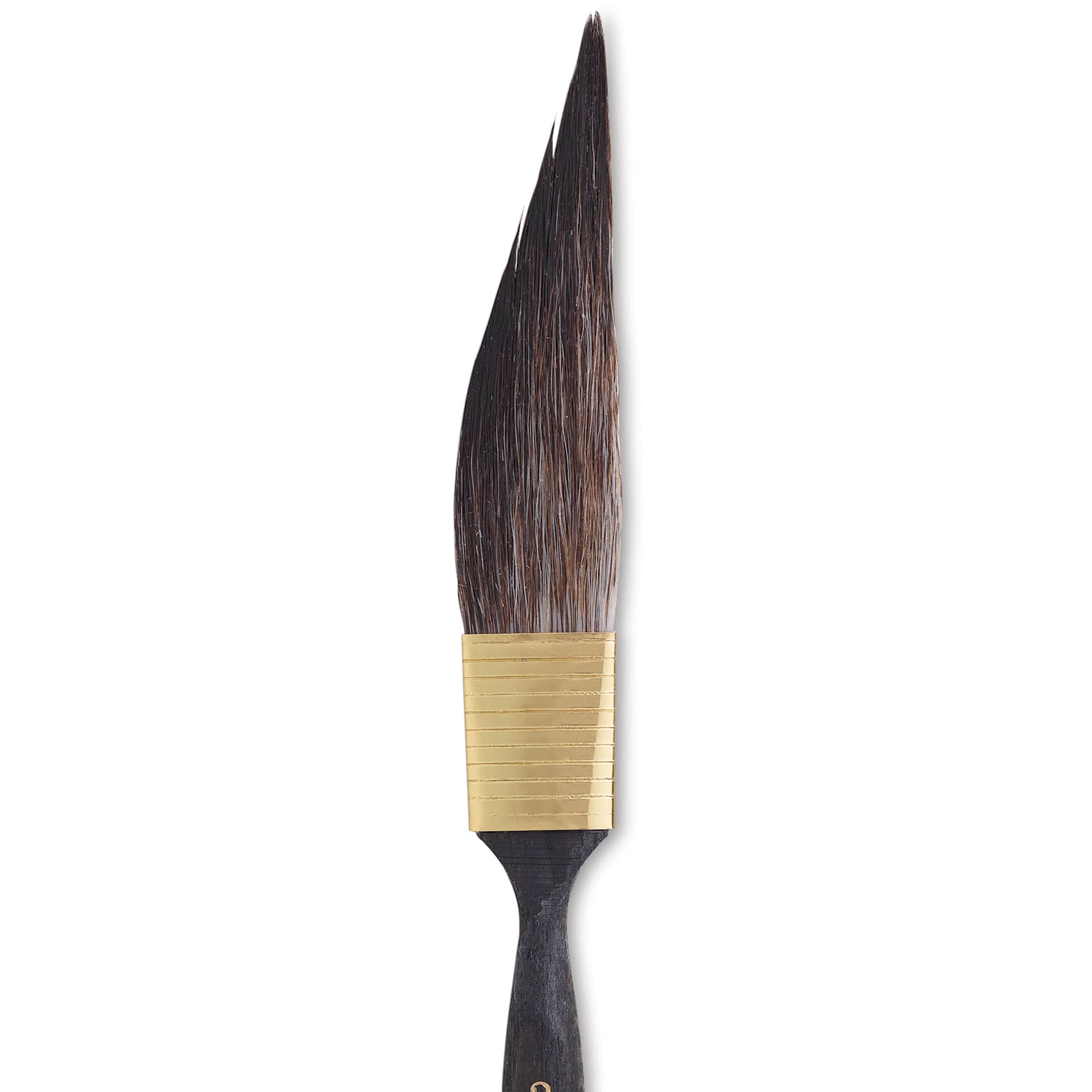 Da Vinci Casaneo Synthetic Squirrel Watercolor Brush - Dagger Striper, Size 3, Short Handle, Synthetic, close up