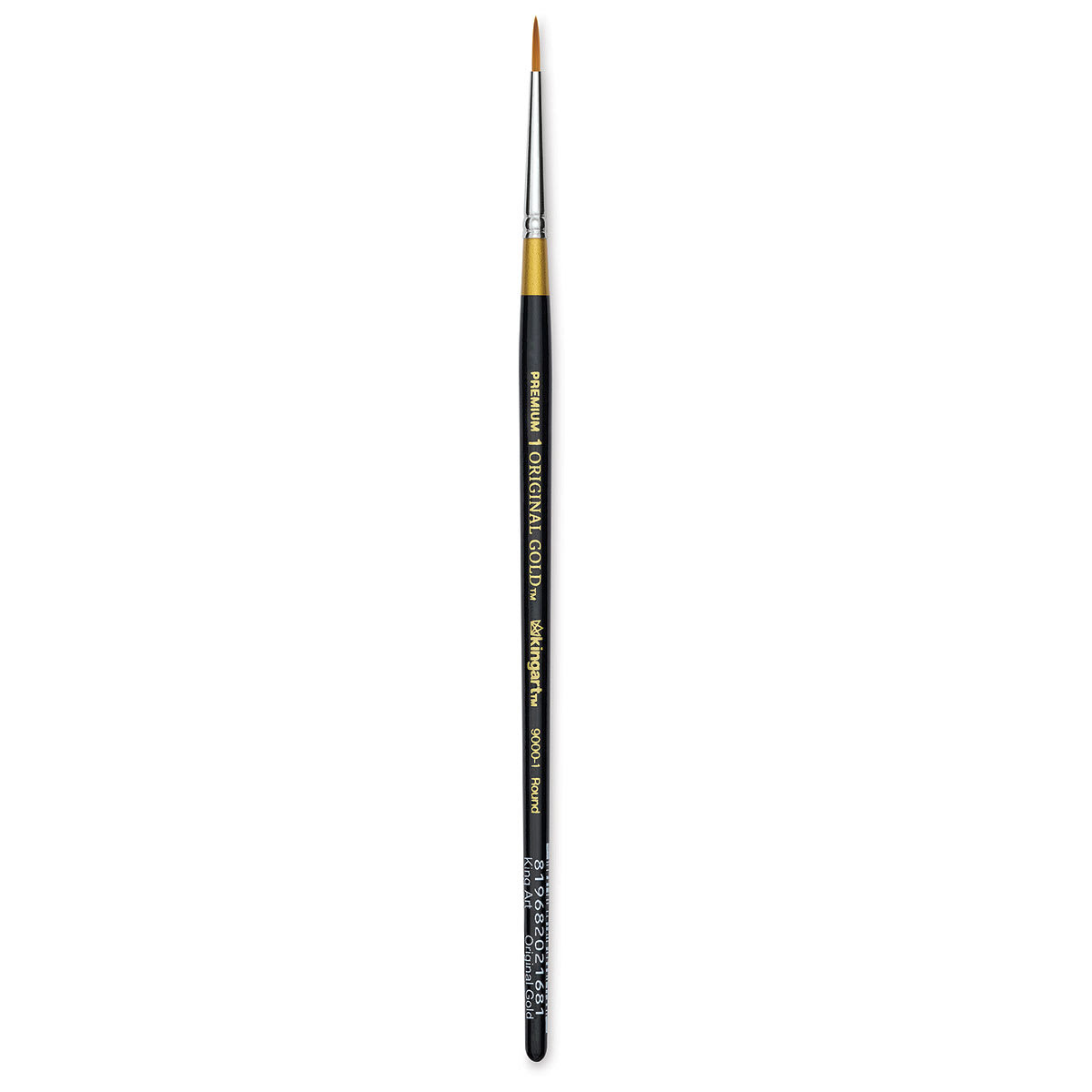 Kingart Original Gold Brush - Round, Size 1, Short Handle