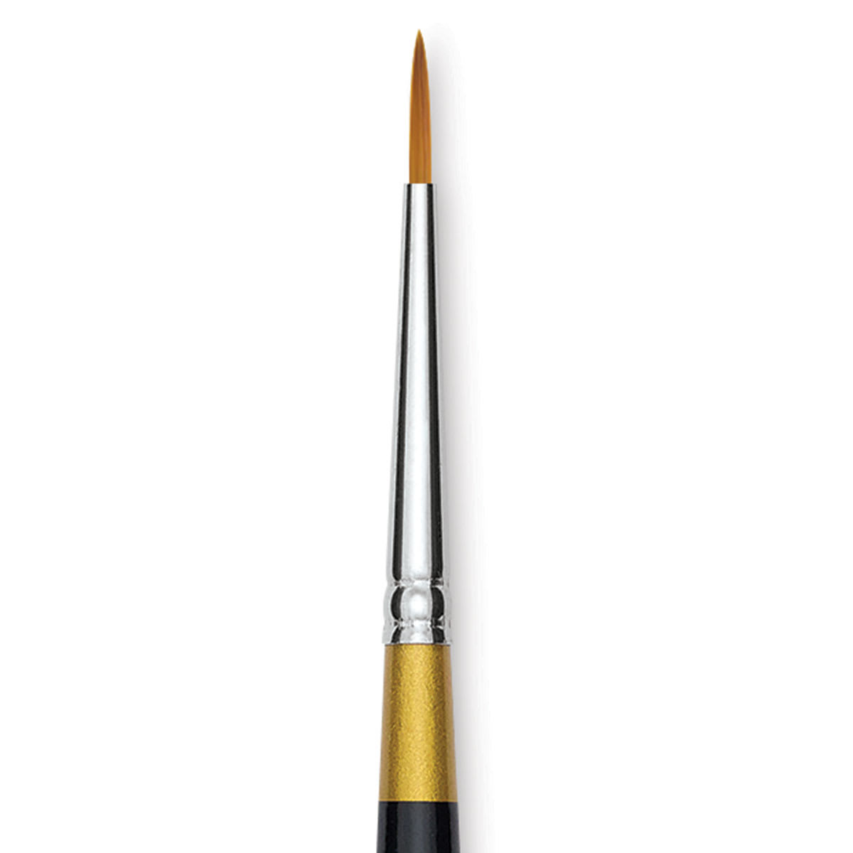 Kingart Original Gold Brush - Round, Size 1, Short Handle (close-up)