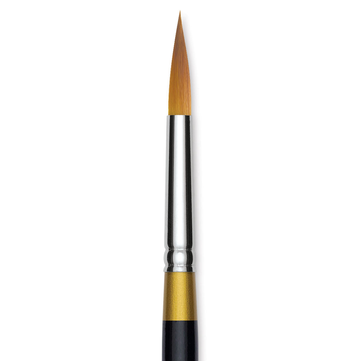 Kingart Original Gold Brush - Ultra Round, Size 10, Short Handle (close-up)