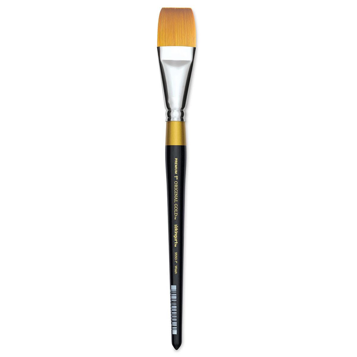 Kingart Original Gold Brush - Wash, Size 1", Short Handle
