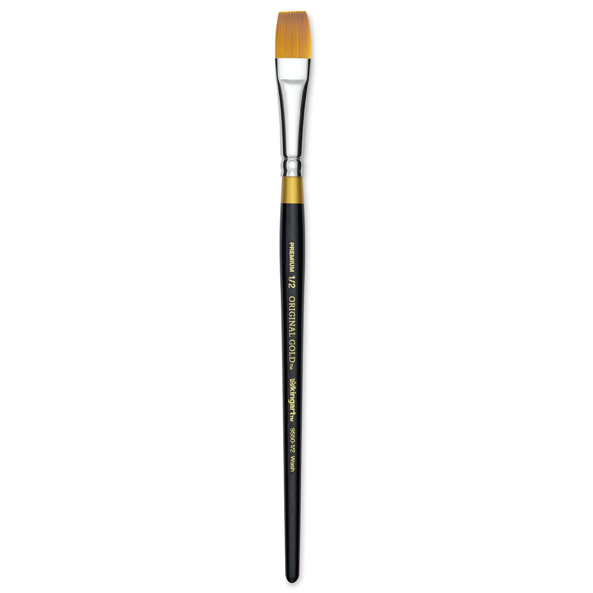 Kingart Original Gold Brush - Wash, Size 1/2'', Short Handle