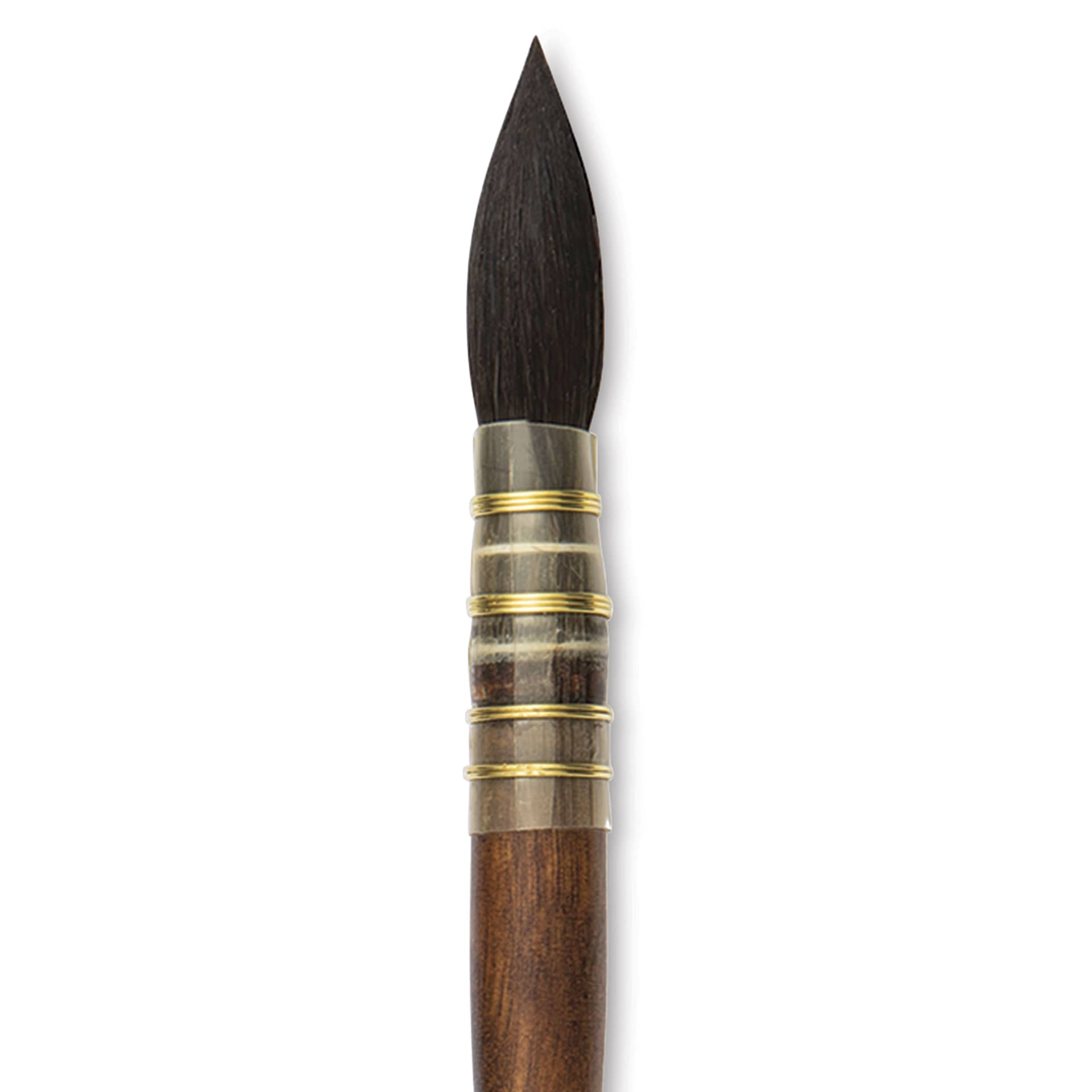 Isabey Vintage Siberian Blue Squirrel Brush - Quill Mop, Size 6
