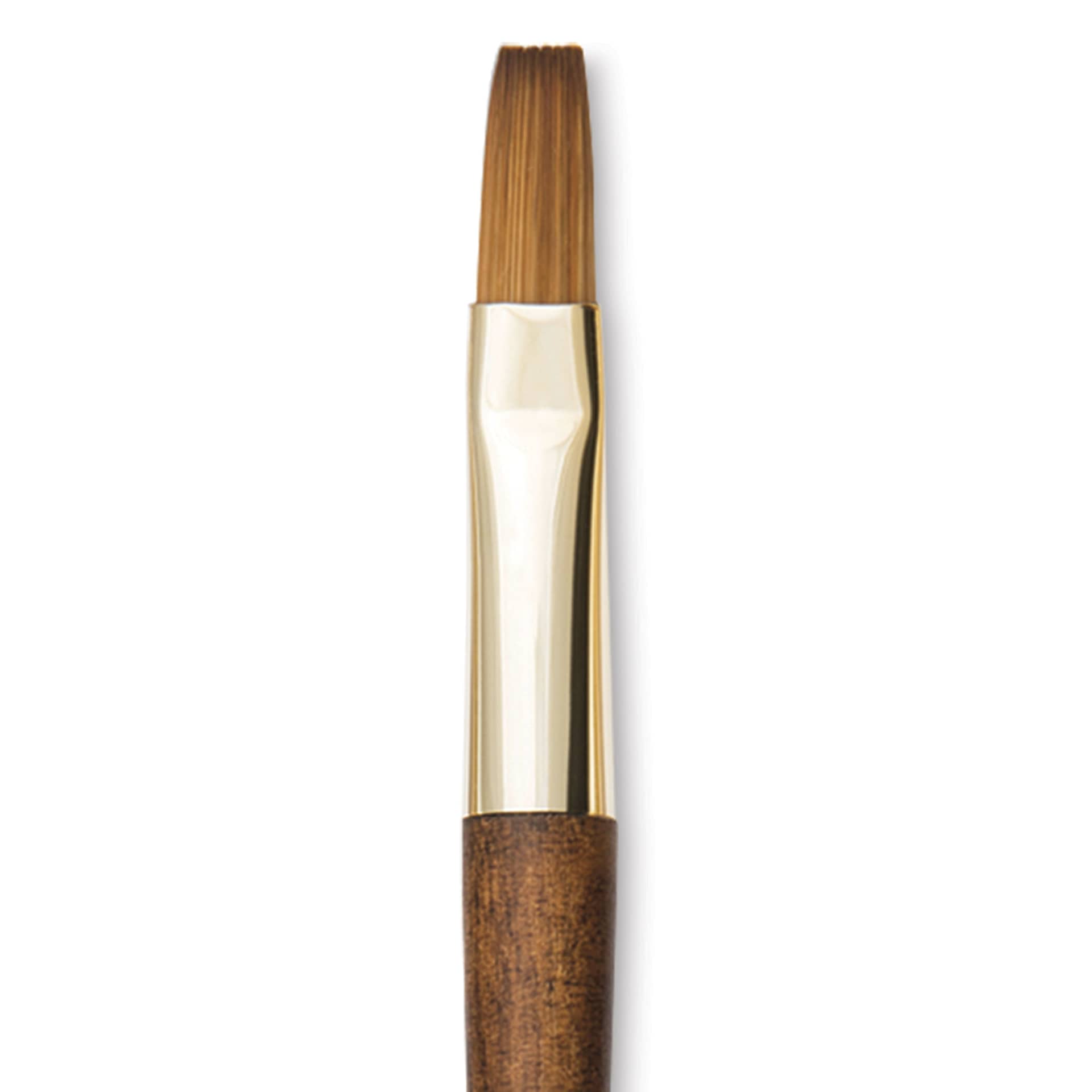 Isabey Vintage Isaqua Synthetic Brush - Long Flat, Size 4, Short Handle