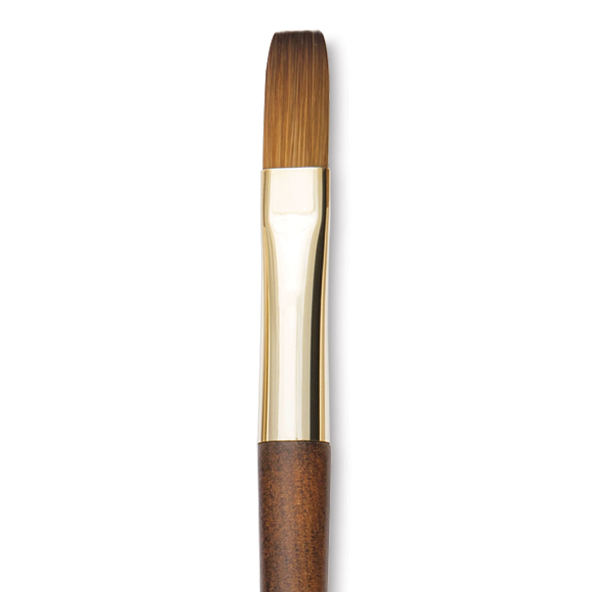 Isabey Vintage Isaqua Synthetic Brush - Long Flat, Size 6, Short Handle