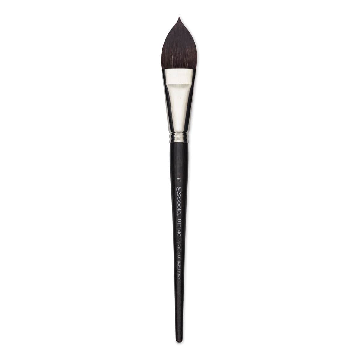Escoda Último Synthetic Squirrel Brush - Flat Filbert, Size 1"
