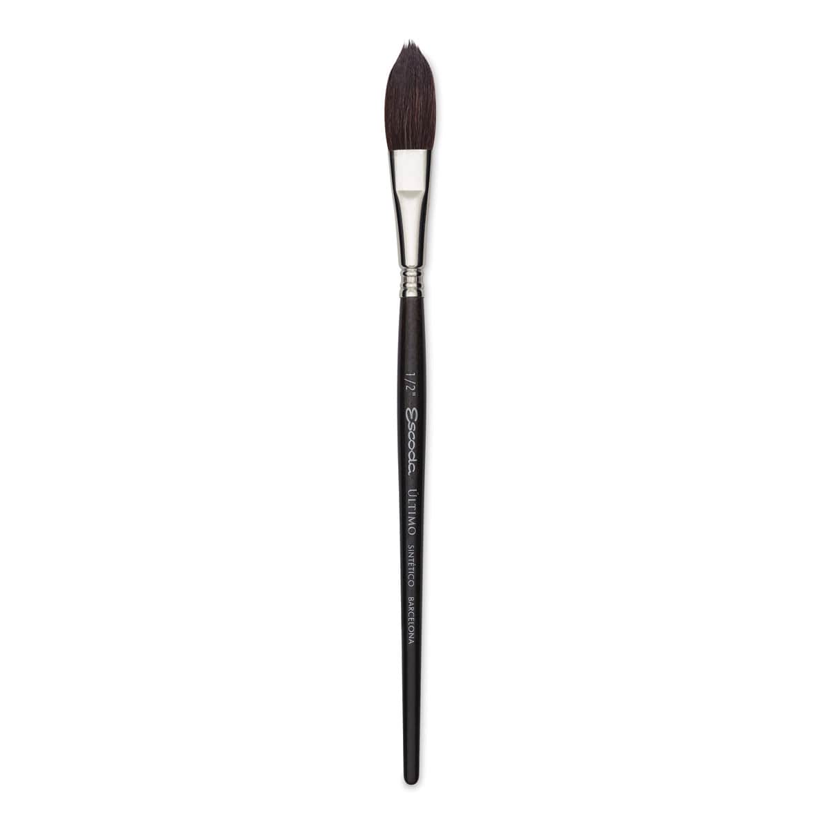 Escoda Último Synthetic Squirrel Brush - Flat Filbert, Size 1/2"