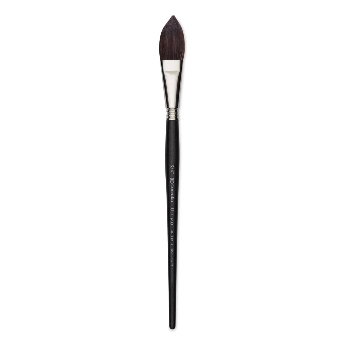 Escoda Último Synthetic Squirrel Brush - Flat Filbert, Size 3/4"