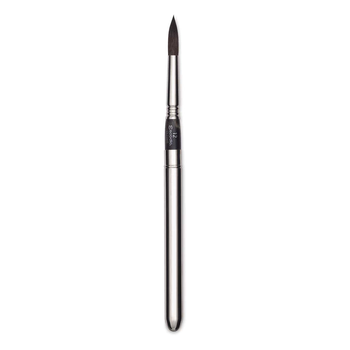 Escoda Último Synthetic Squirrel Brush - Travel Round, Size 12