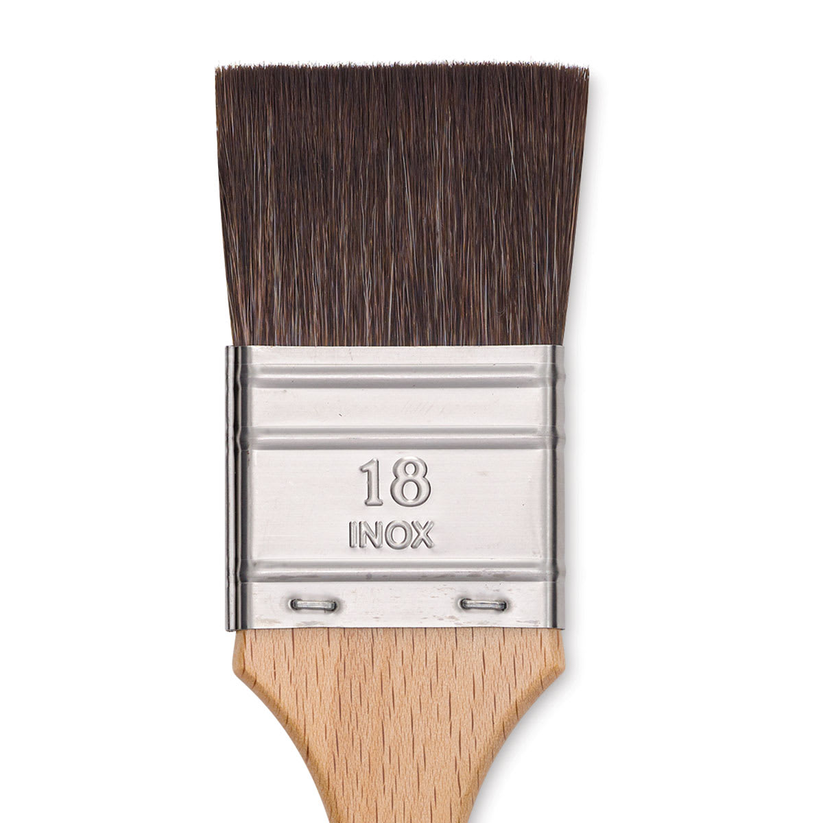 Escoda Último Synthetic Squirrel Brush -  Mottler, Size 18 (close-up)