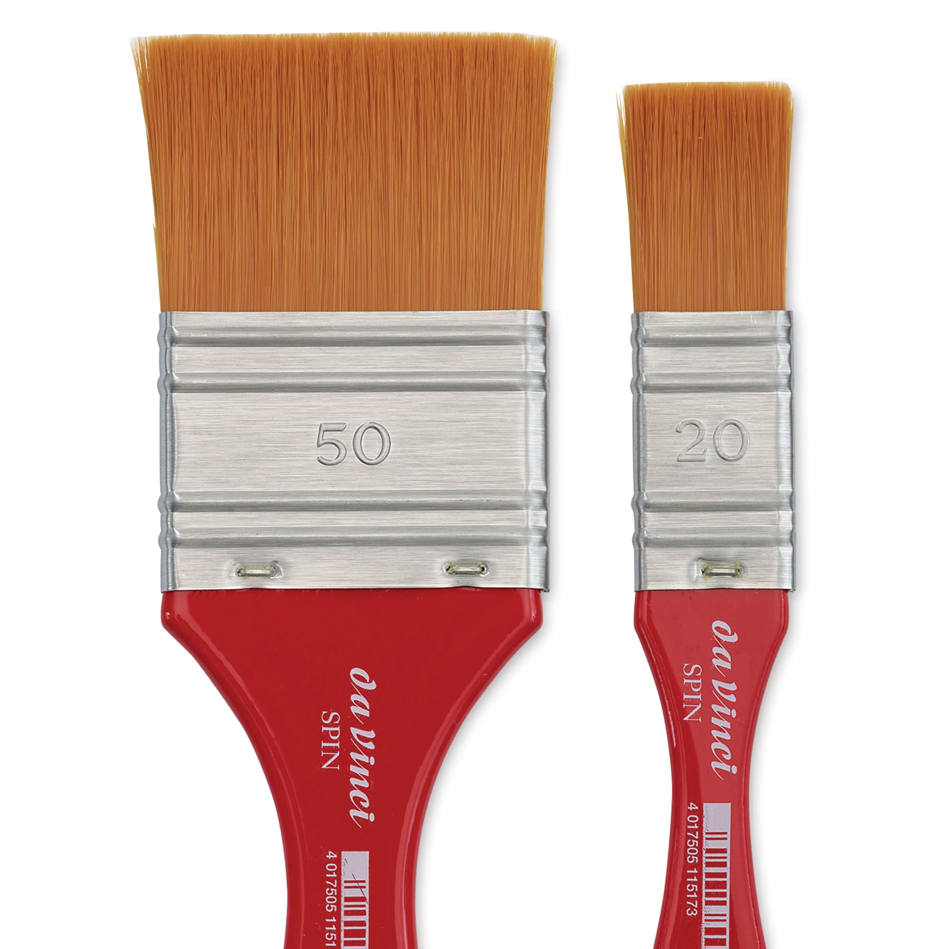 Da Vinci Cosmotop Spin Brushes - Mottler, Short Handle, Set of 2