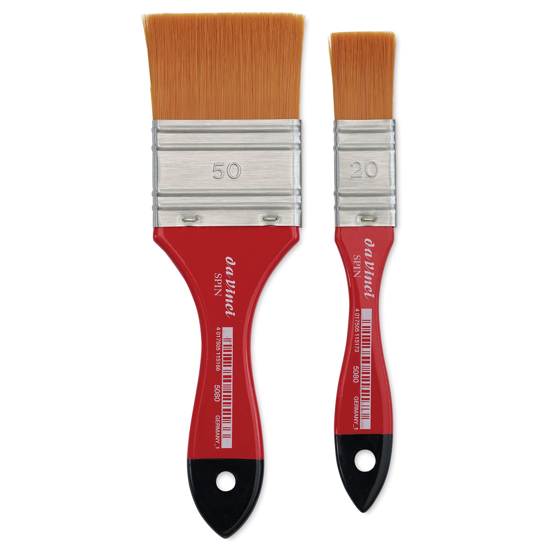 Da Vinci Cosmotop Spin Brushes - Mottler, Short Handle, Set of 2