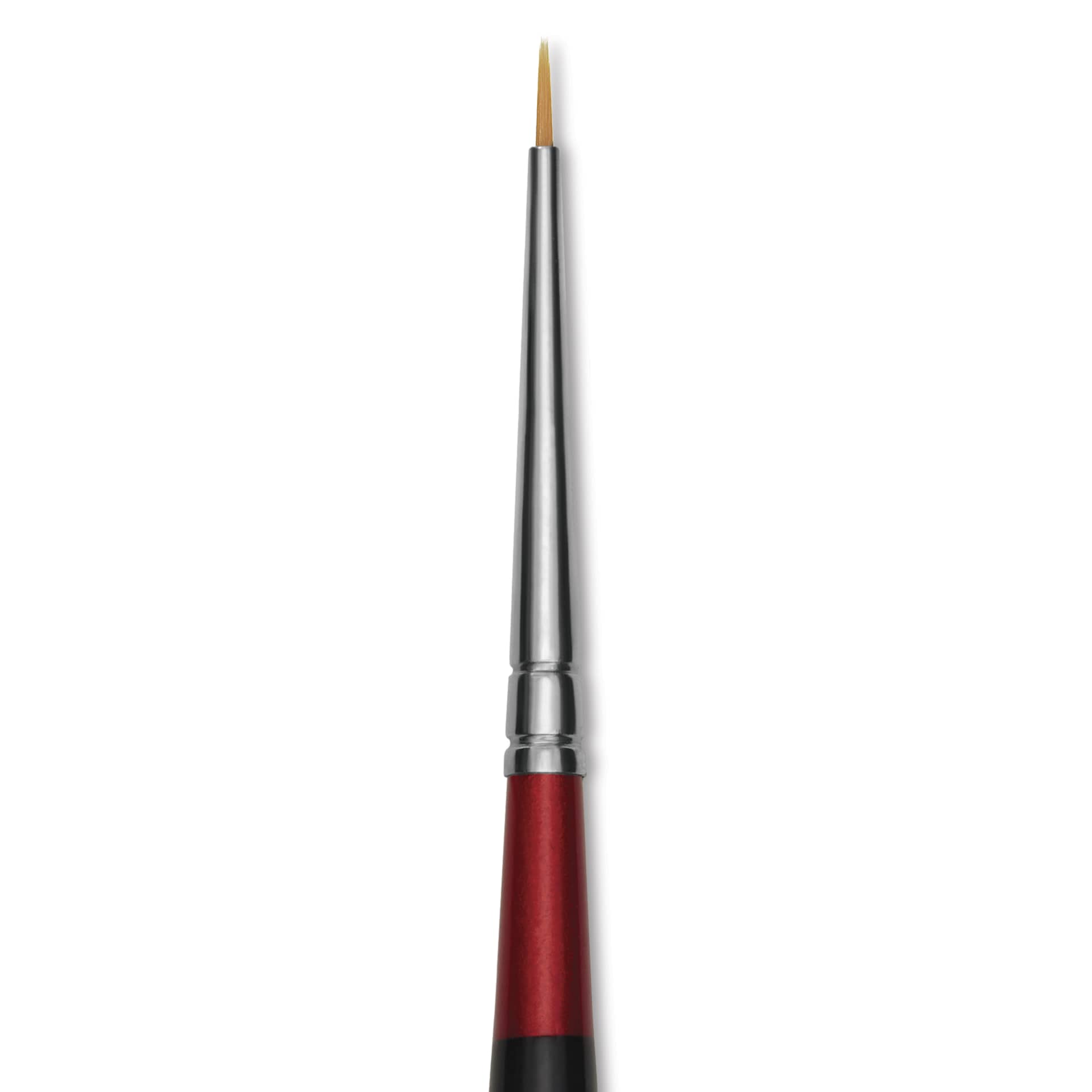 Da Vinci Micro Nova Synthetic Brush - Round, Short Handle, Size 5/0, close-up