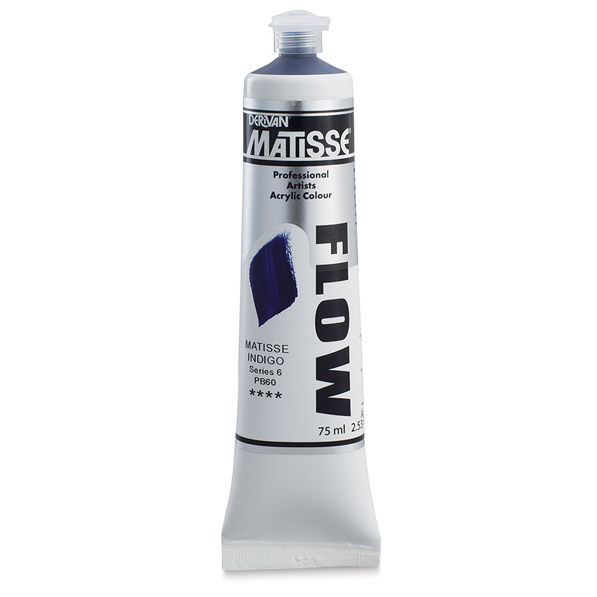Matisse Flow Acrylic Paint - Matisse Indigo, 75 ml