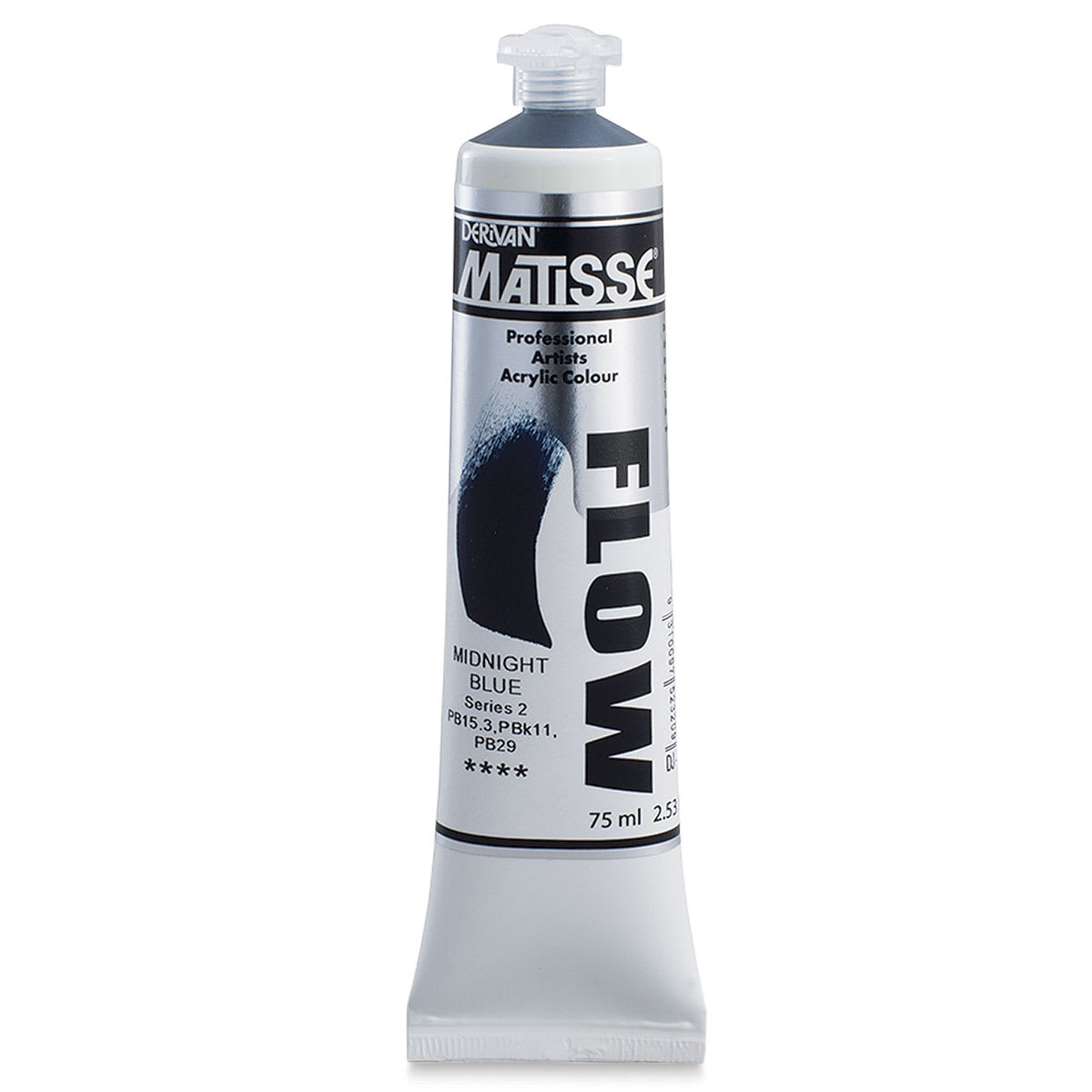 Matisse Flow Acrylic Paint - Midnight Blue, 75 ml