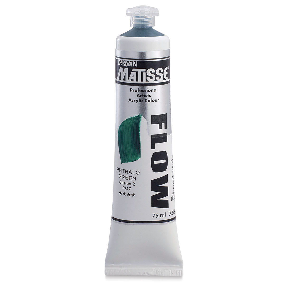 Matisse Flow Acrylic Paint - Phthalo Green, 75 ml