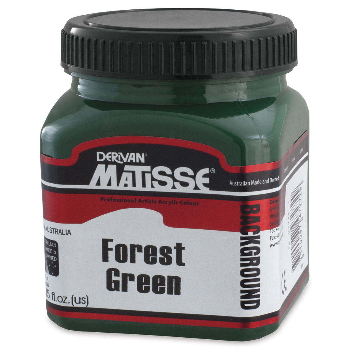 Matisse Background Colors Acrylic Paint - Forest Green, 250 ml