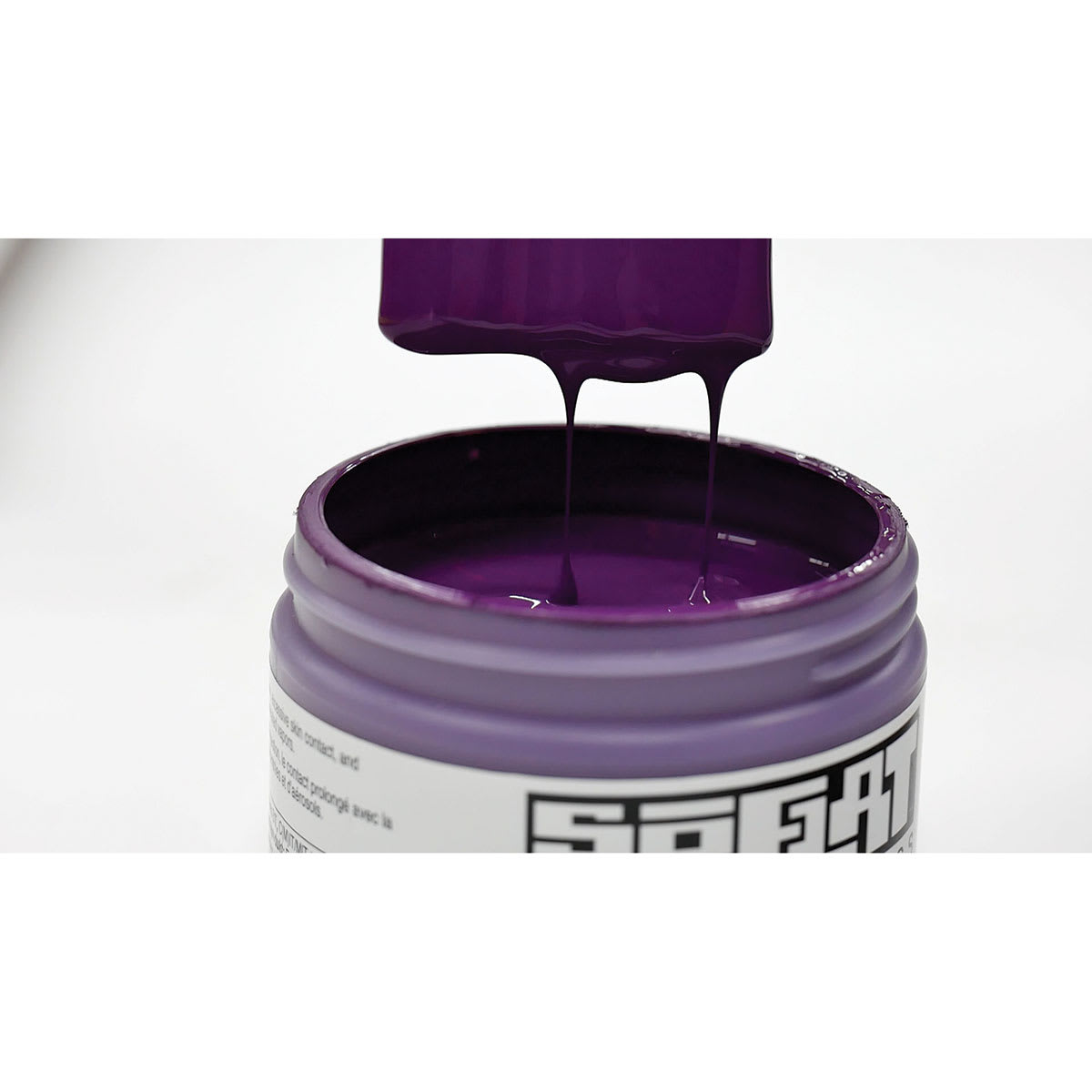 Golden SoFlat Matte Acrylic Paints (Open paint jar with paint brush)