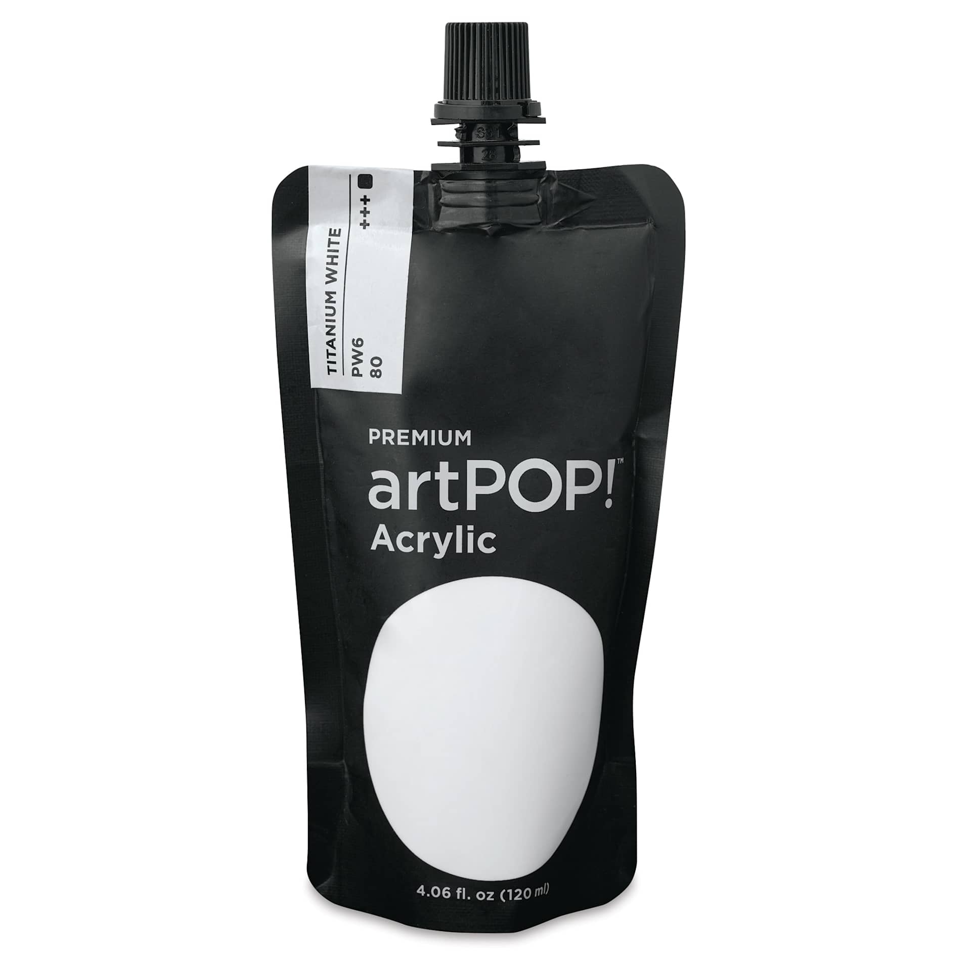 artPOP! Heavy Body Acrylic Paints - Titanium White, 120 ml