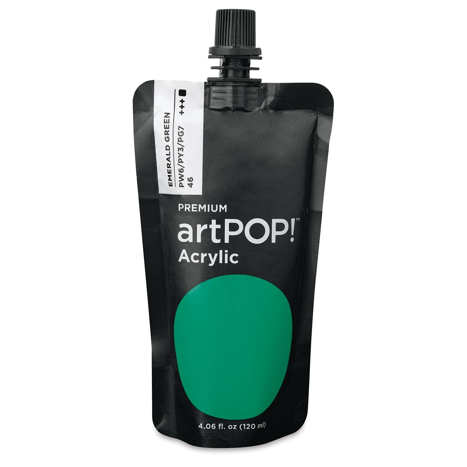 artPOP! Heavy Body Acrylic Paint - Emerald Green, 120 ml Pouch