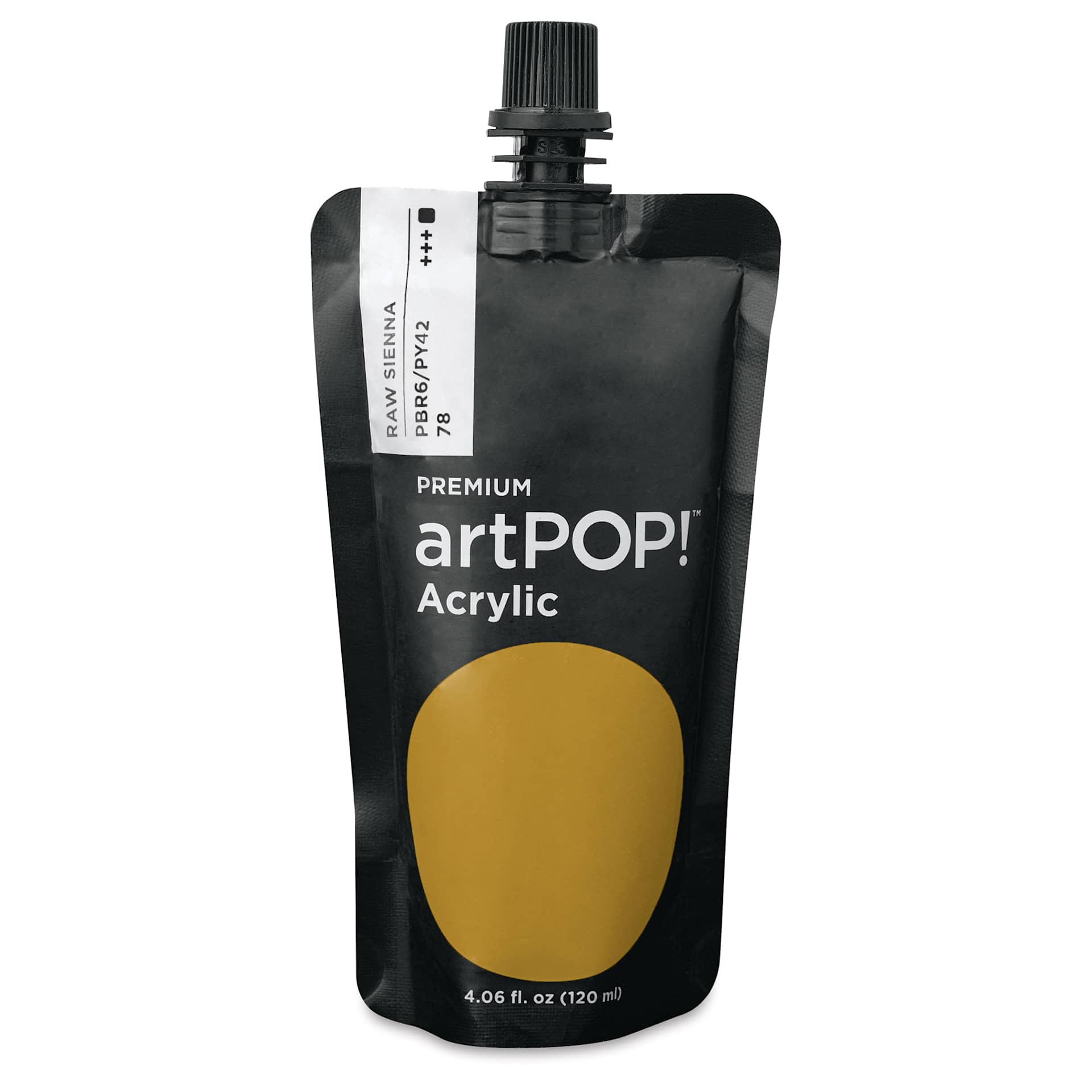 artPOP! Heavy Body Acrylic Paint - Raw Sienna, 120 ml Pouch