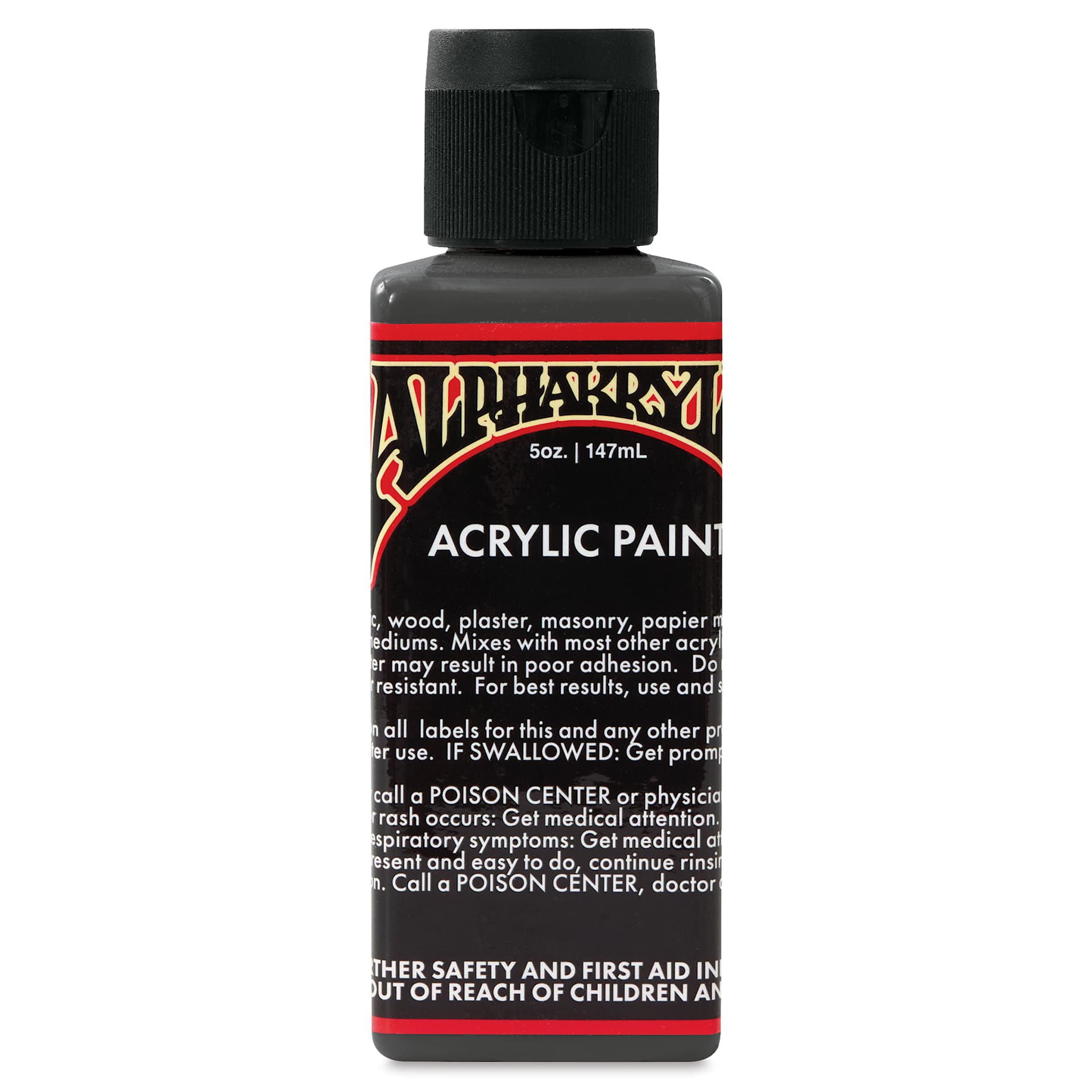 Alpha6 Alphakrylic Acrylic Paint - Medium Grey, 5 oz