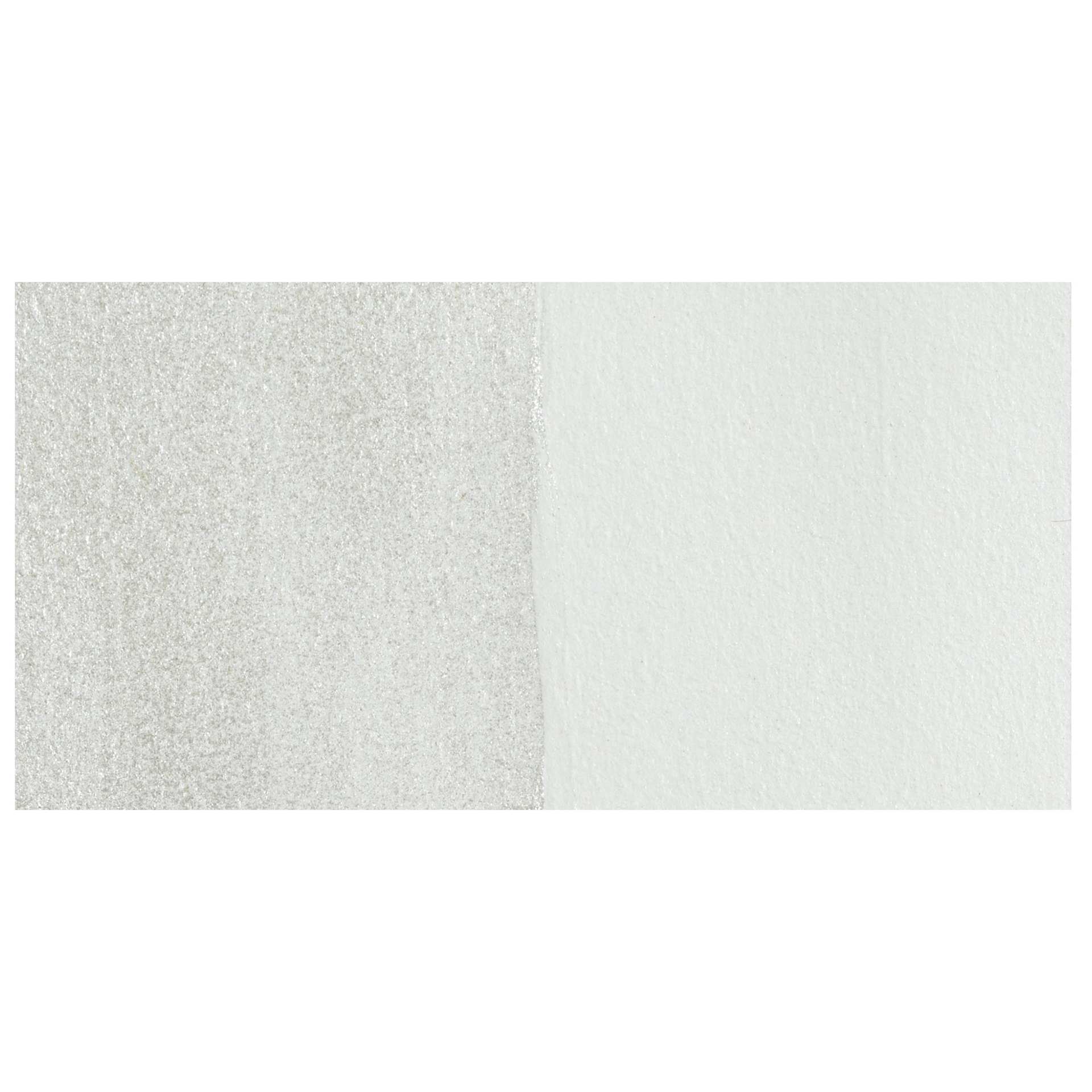 Liquitex Basics Acrylic Fluid Paint - Iridescent White swatch
