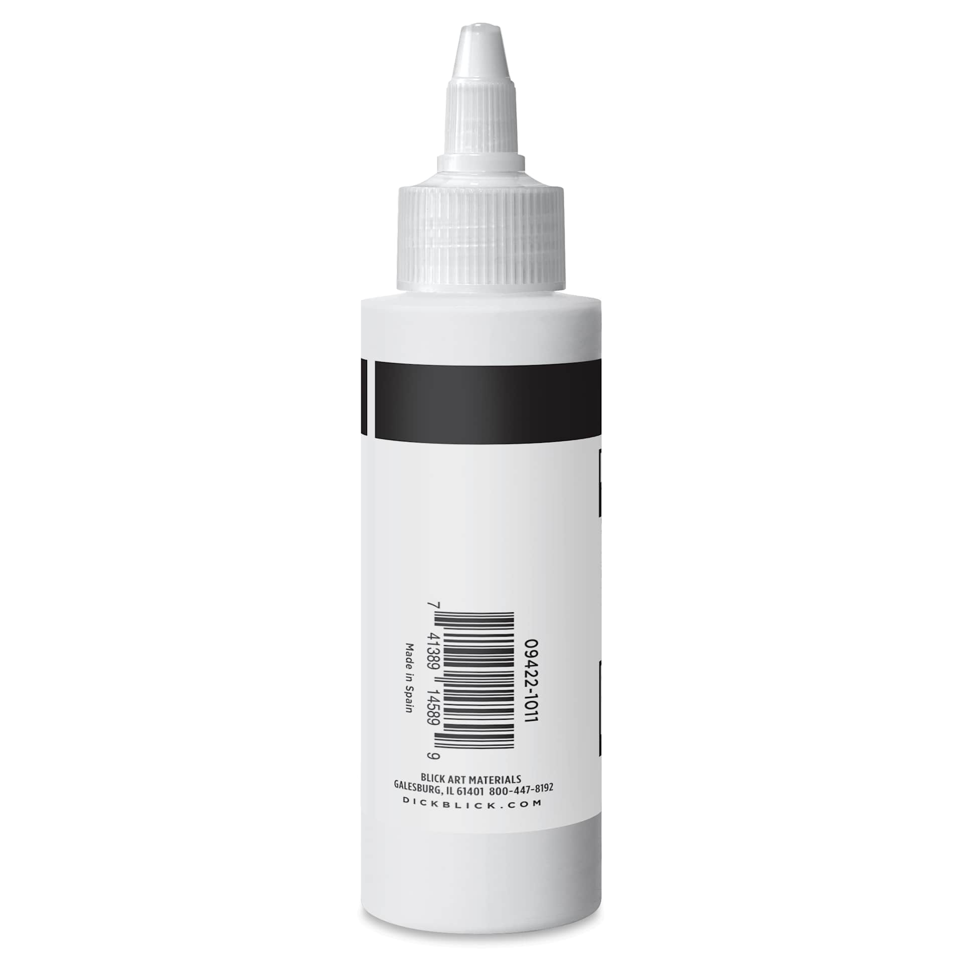 Blick Artists’ Fluid Acrylic - Titanium White, 100 ml side