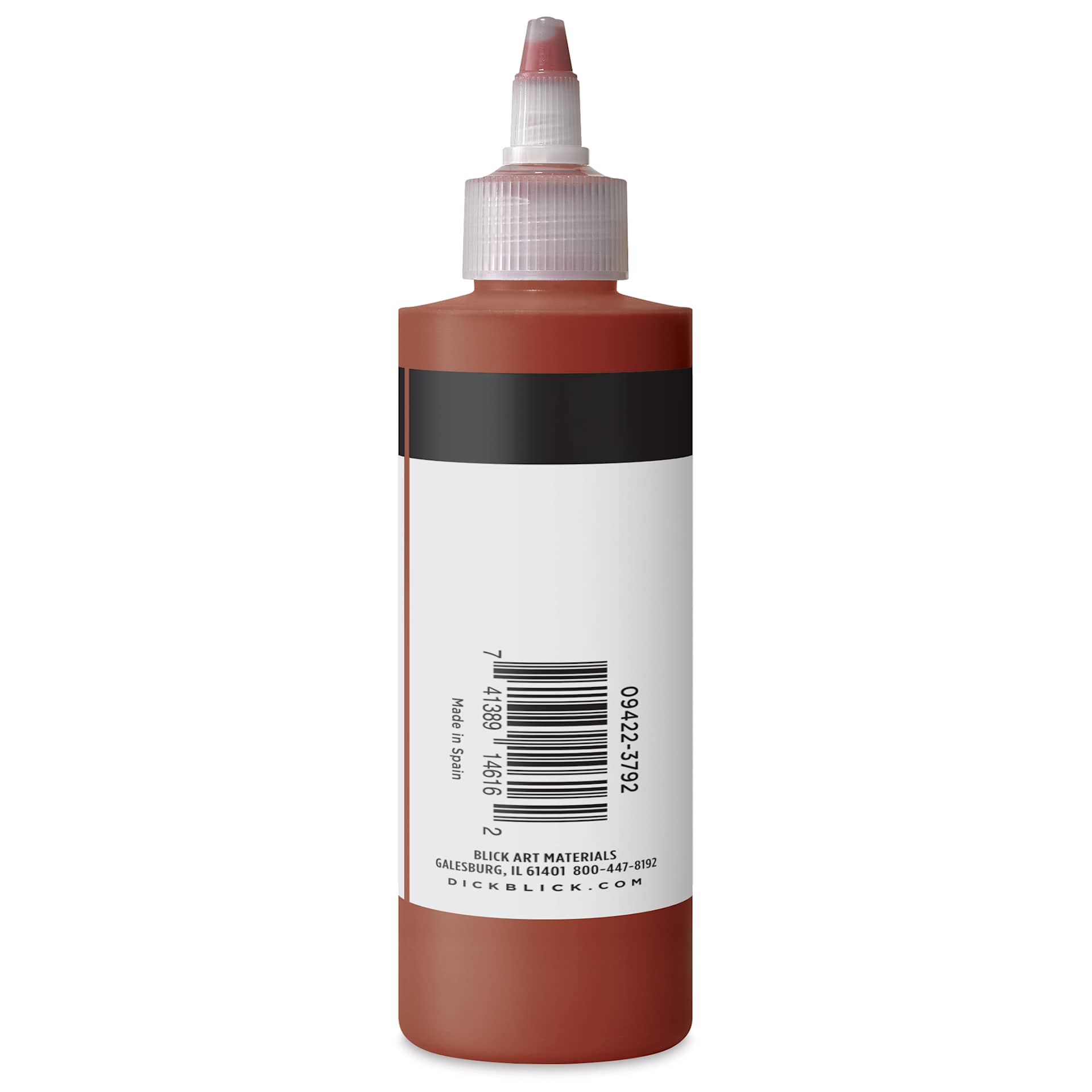 Blick Artists’ Fluid Acrylic - Mars Red, 200 ml side