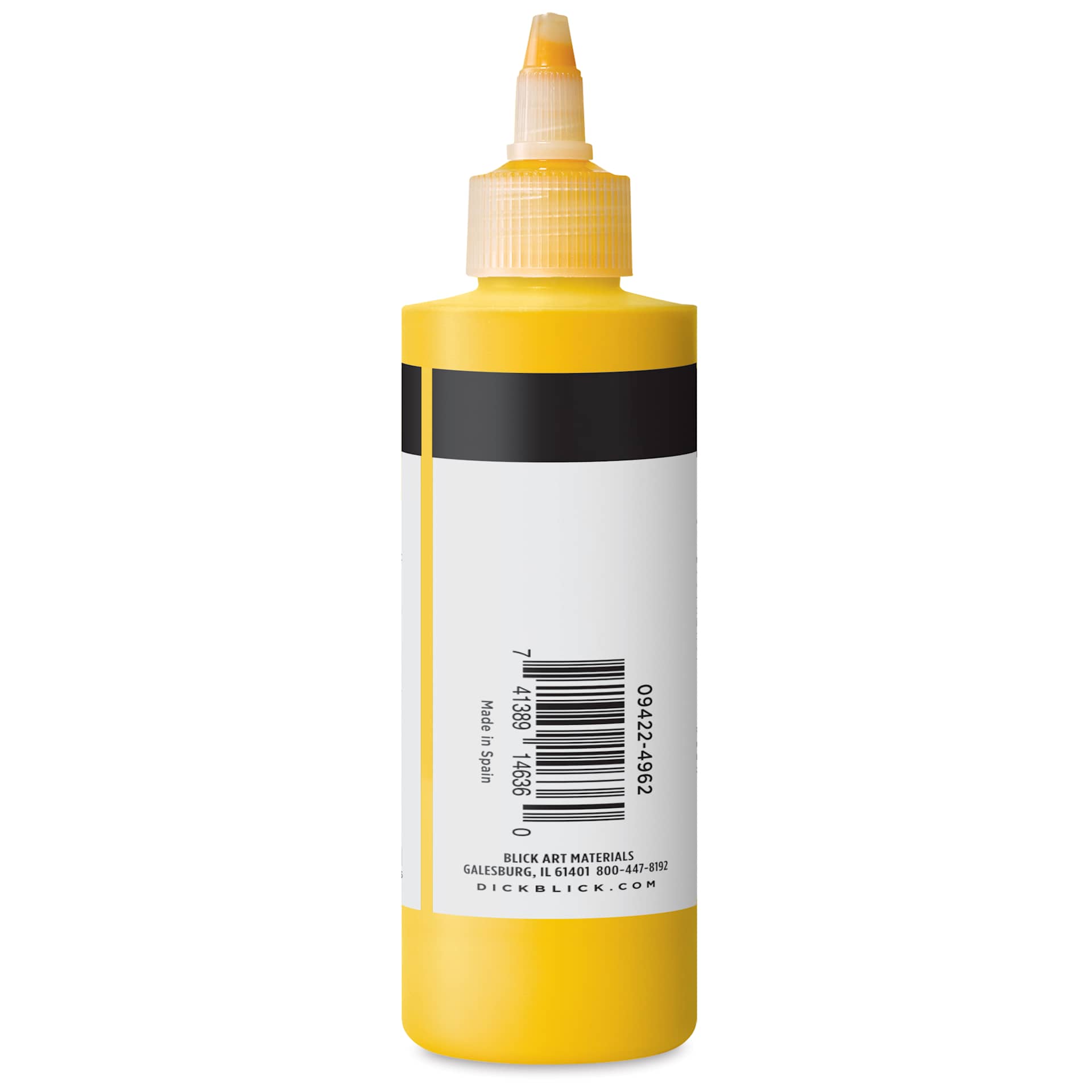 Blick Artists’ Fluid Acrylic - Transparent Orange, 200 ml side