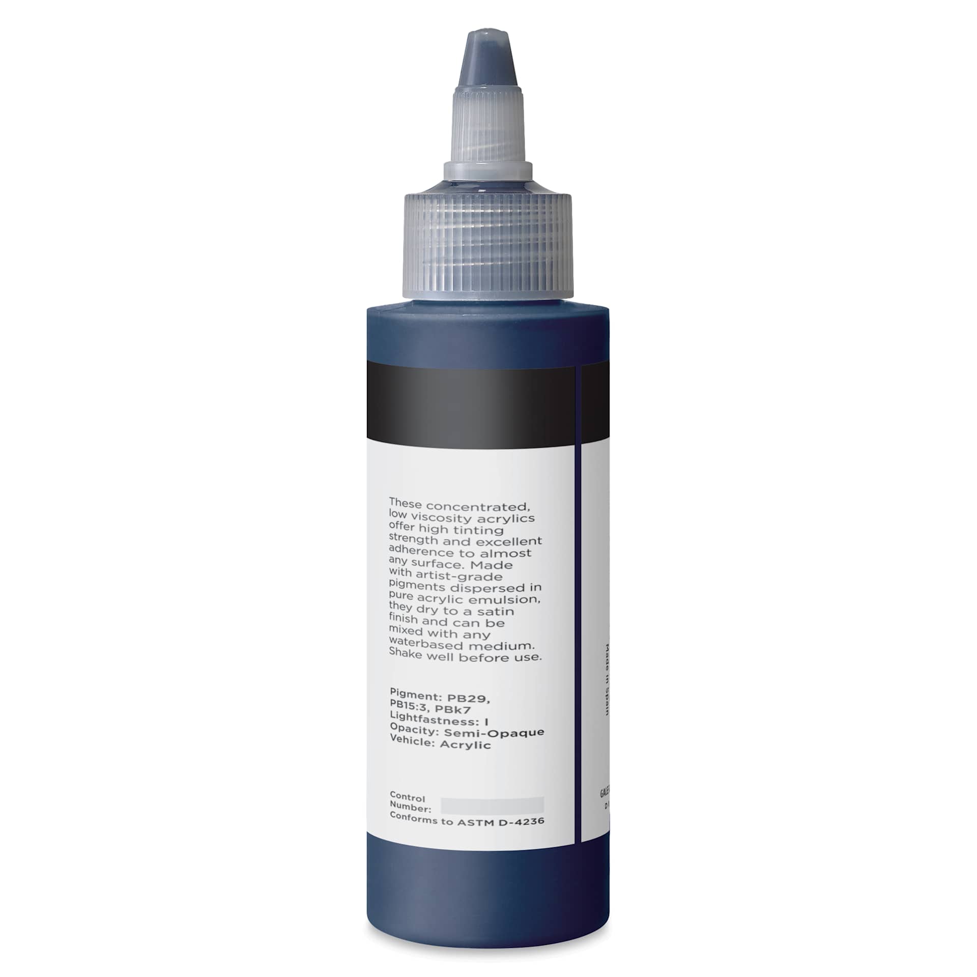 Blick Artists’ Fluid Acrylic - Prussian Blue Hue, 100 ml back