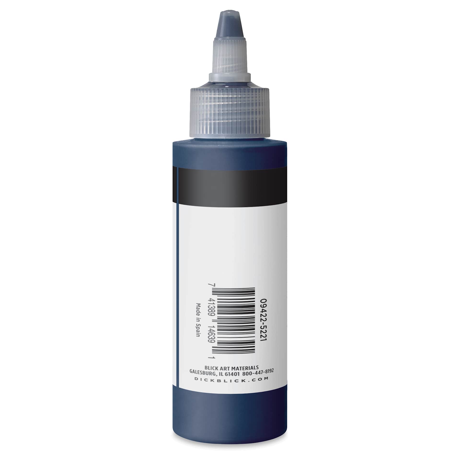 Blick Artists’ Fluid Acrylic - Prussian Blue Hue, 100 ml side