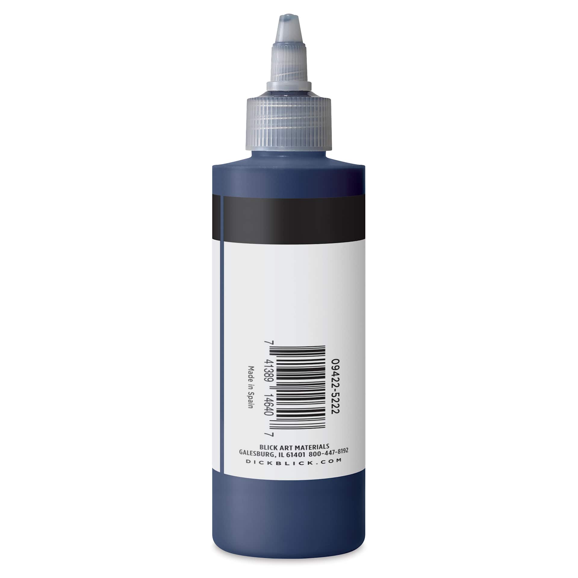 Blick Artists’ Fluid Acrylic - Prussian Blue Hue, 200 ml side