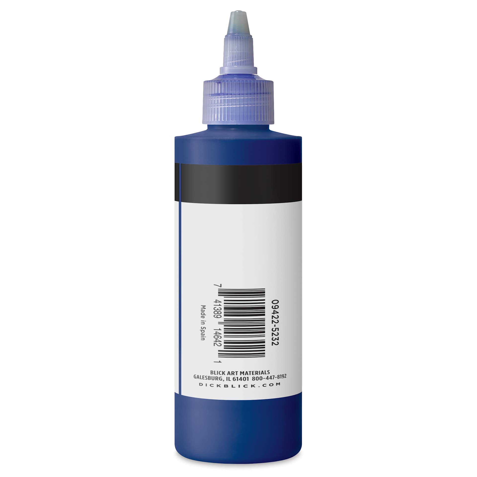 Blick Artists’ Fluid Acrylic - Ultramarine Blue, 200 ml back