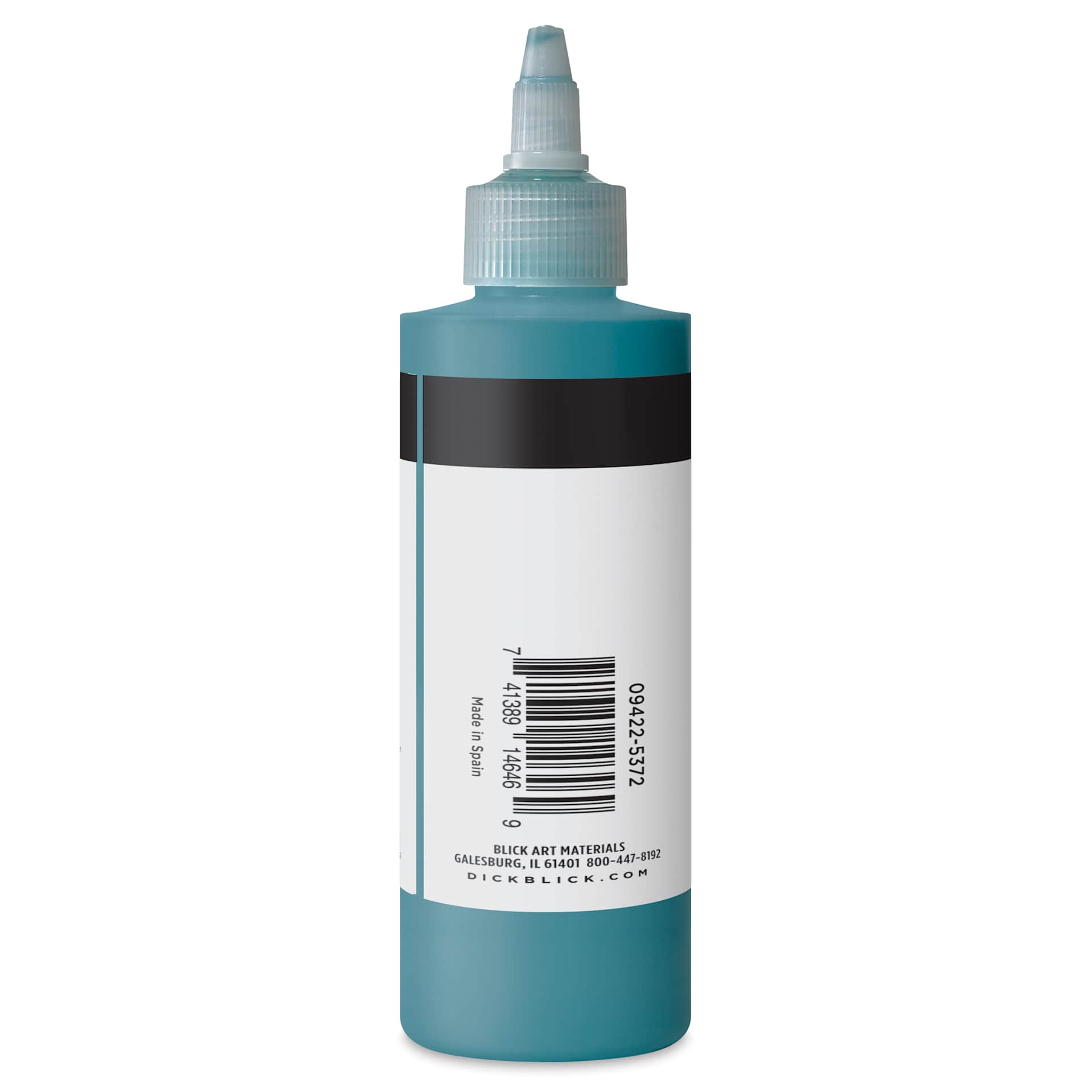 Blick Artists’ Fluid Acrylic - Cobalt Turquoise, 200 ml side