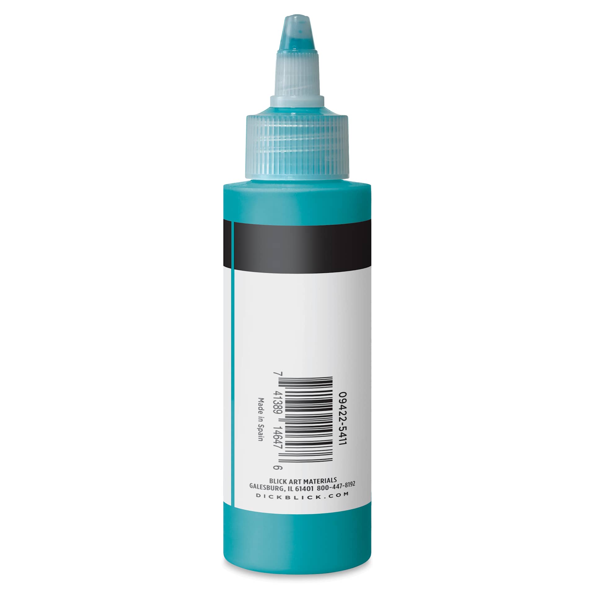 Blick Artists’ Fluid Acrylic - Teal, 100 ml side