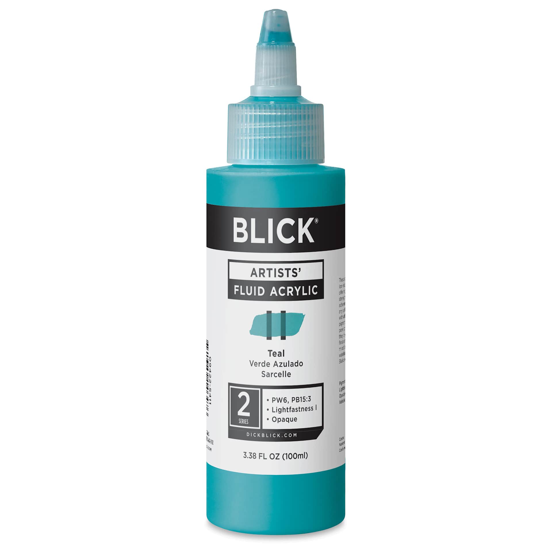 Blick Artists’ Fluid Acrylic - Teal, 100 ml
