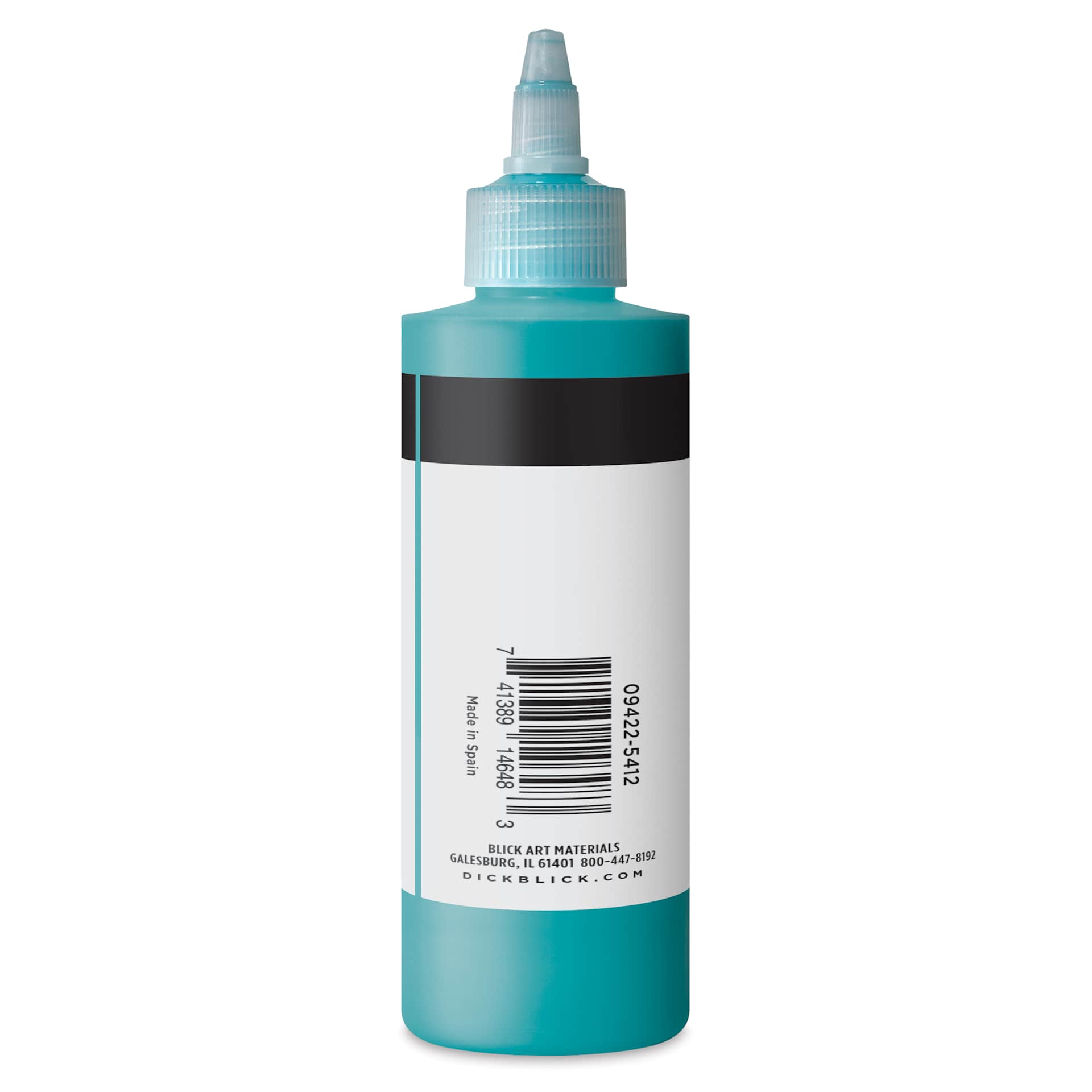 Blick Artists’ Fluid Acrylic - Teal, 200 ml side