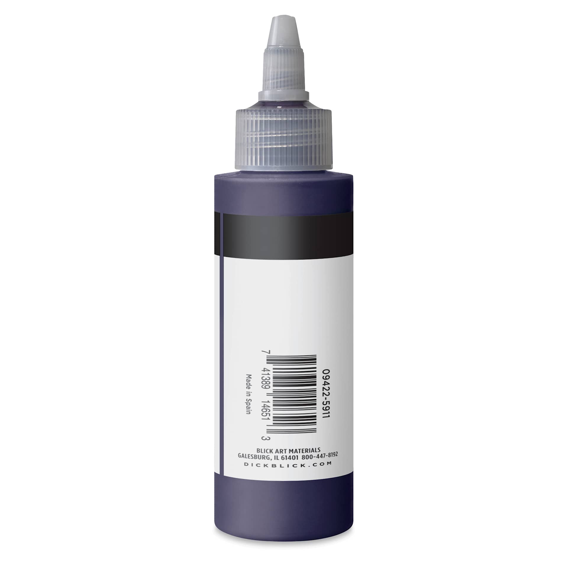 Blick Artists’ Fluid Acrylic - Anthraquinone Blue, 100 ml back