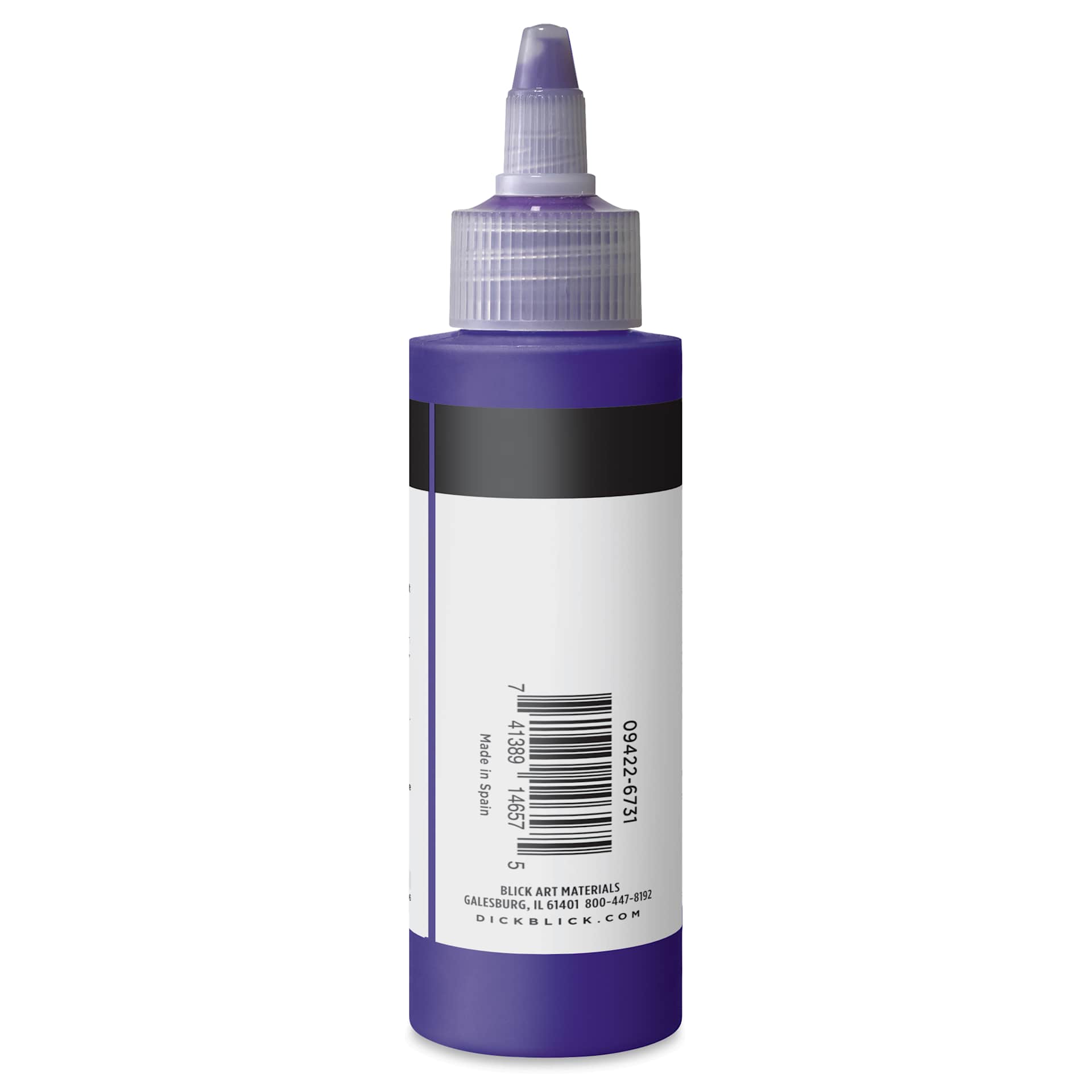 Blick Artists’ Fluid Acrylic - Ultramarine Violet, 100 ml side