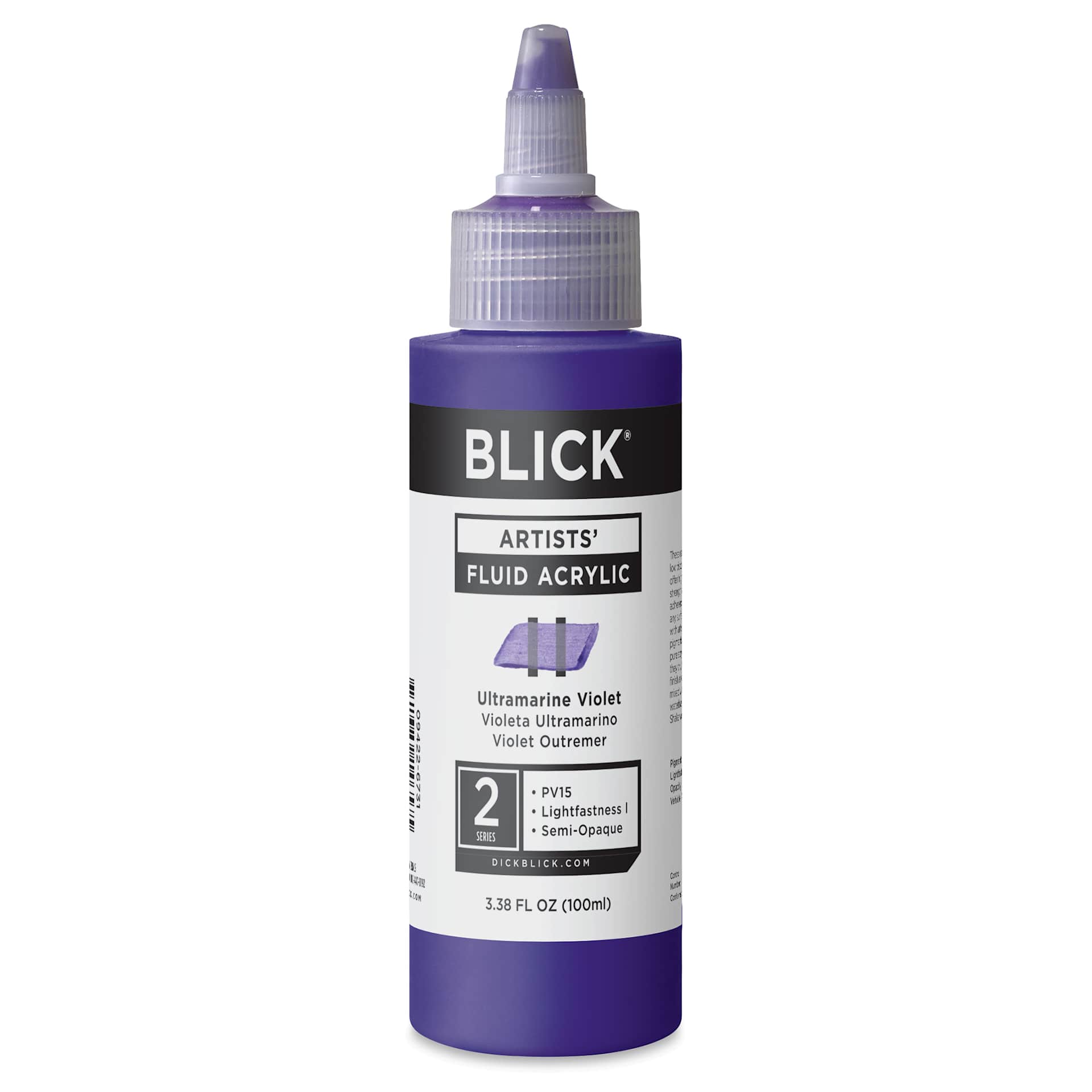 Blick Artists’ Fluid Acrylic - Ultramarine Violet, 100 ml