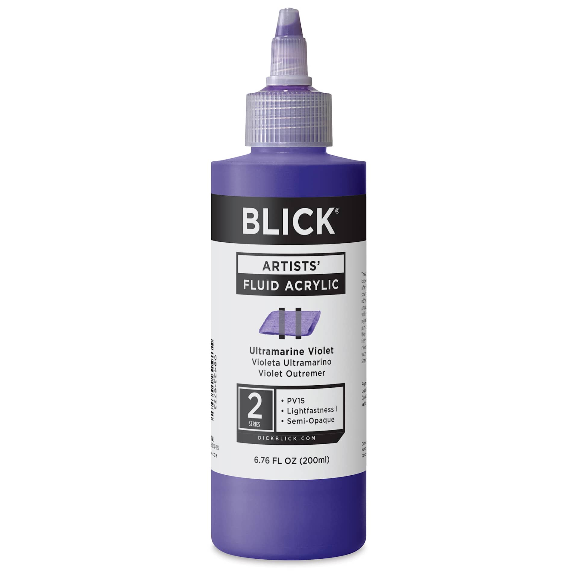 Blick Artists’ Fluid Acrylic - Ultramarine Violet, 200 ml