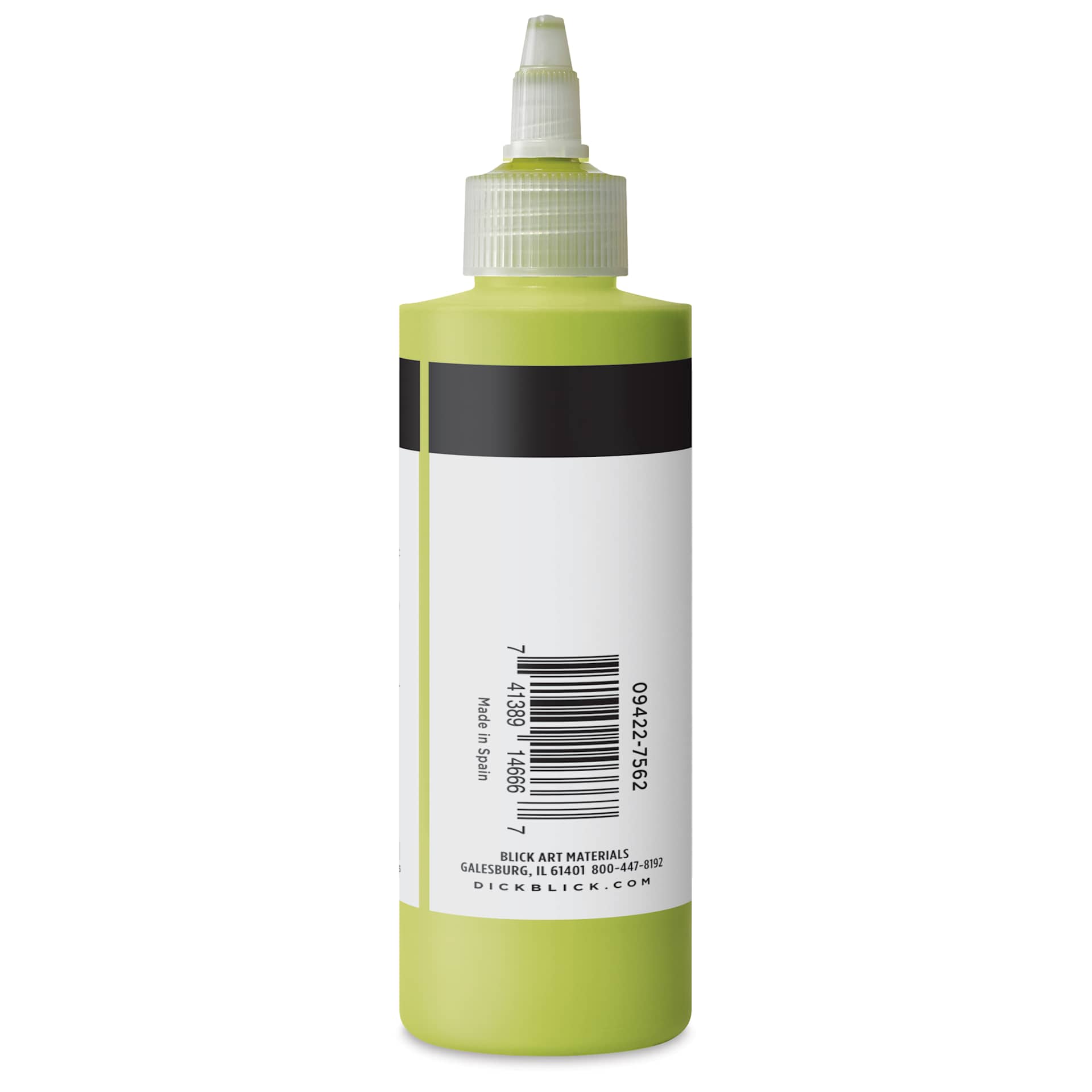 Blick Artists’ Fluid Acrylic - Gold Green, 200 ml side
