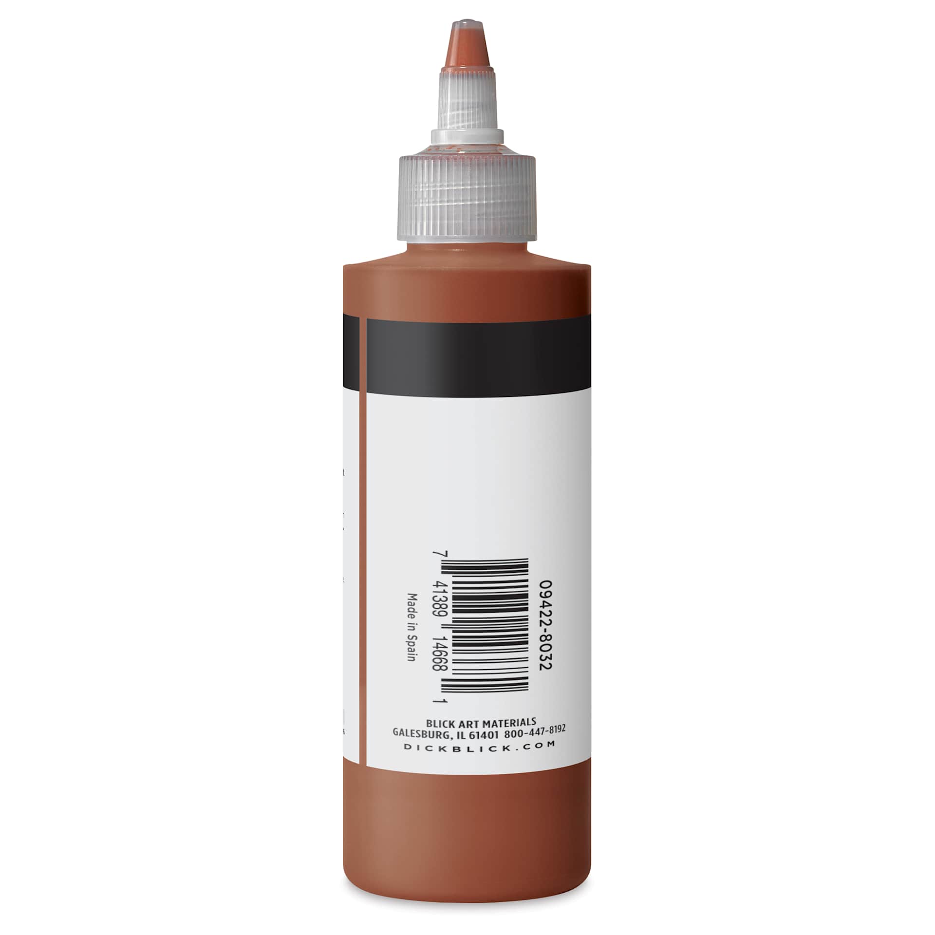 Blick Artists’ Fluid Acrylic - Burnt Sienna, 200 ml back