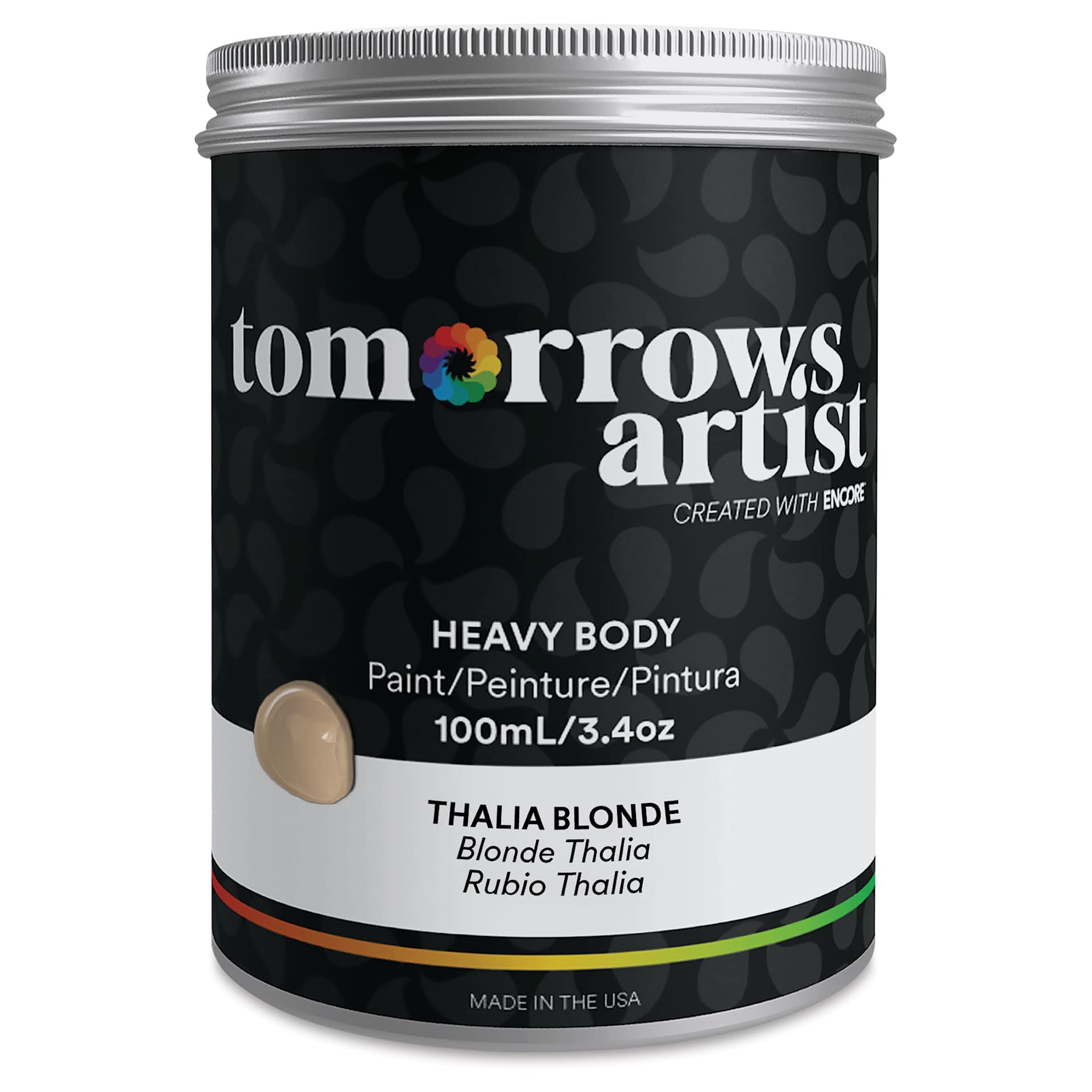 Tomorrow's Artist Eco-Friendly Heavy Body Acrylic Paint - Thalia Blonde, 100 ml
