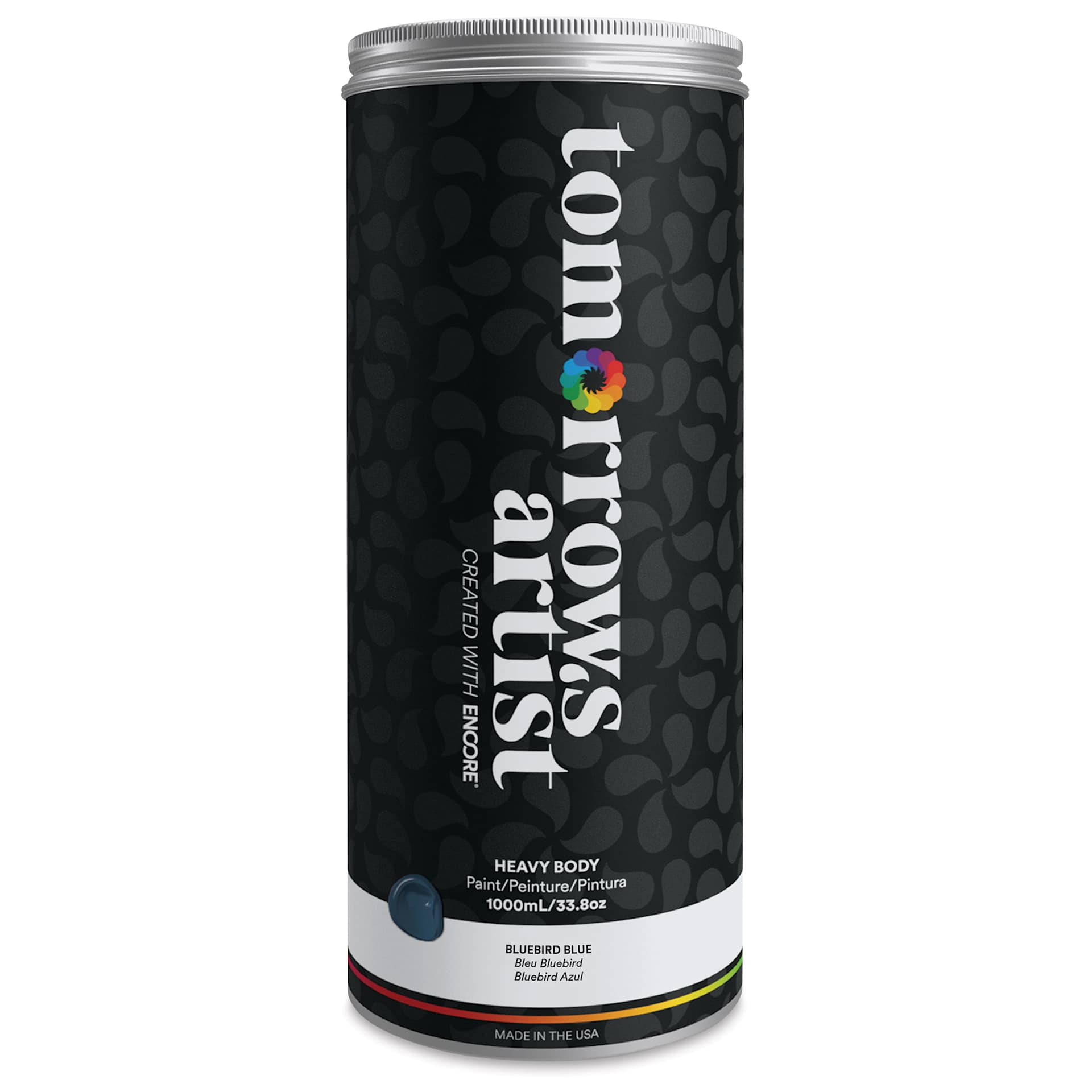 Tomorrow's Artist Eco-Friendly Heavy Body Acrylic Paint - Bluebird Blue, 1 L